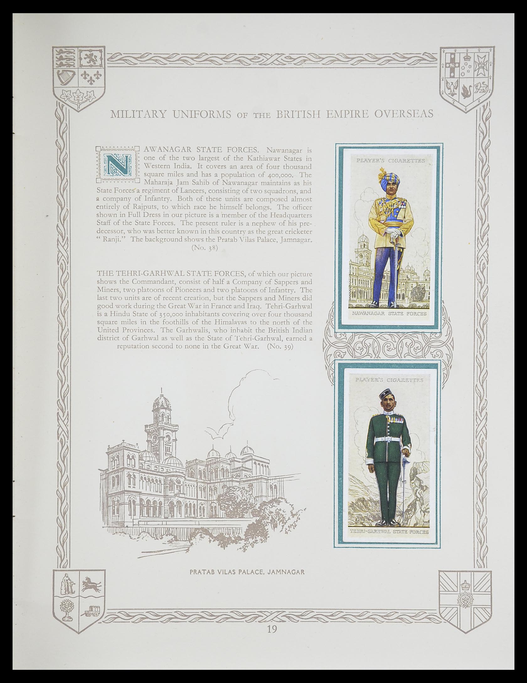 33444 019 - Postzegelverzameling 33444 Engeland sigarettenkaarten.