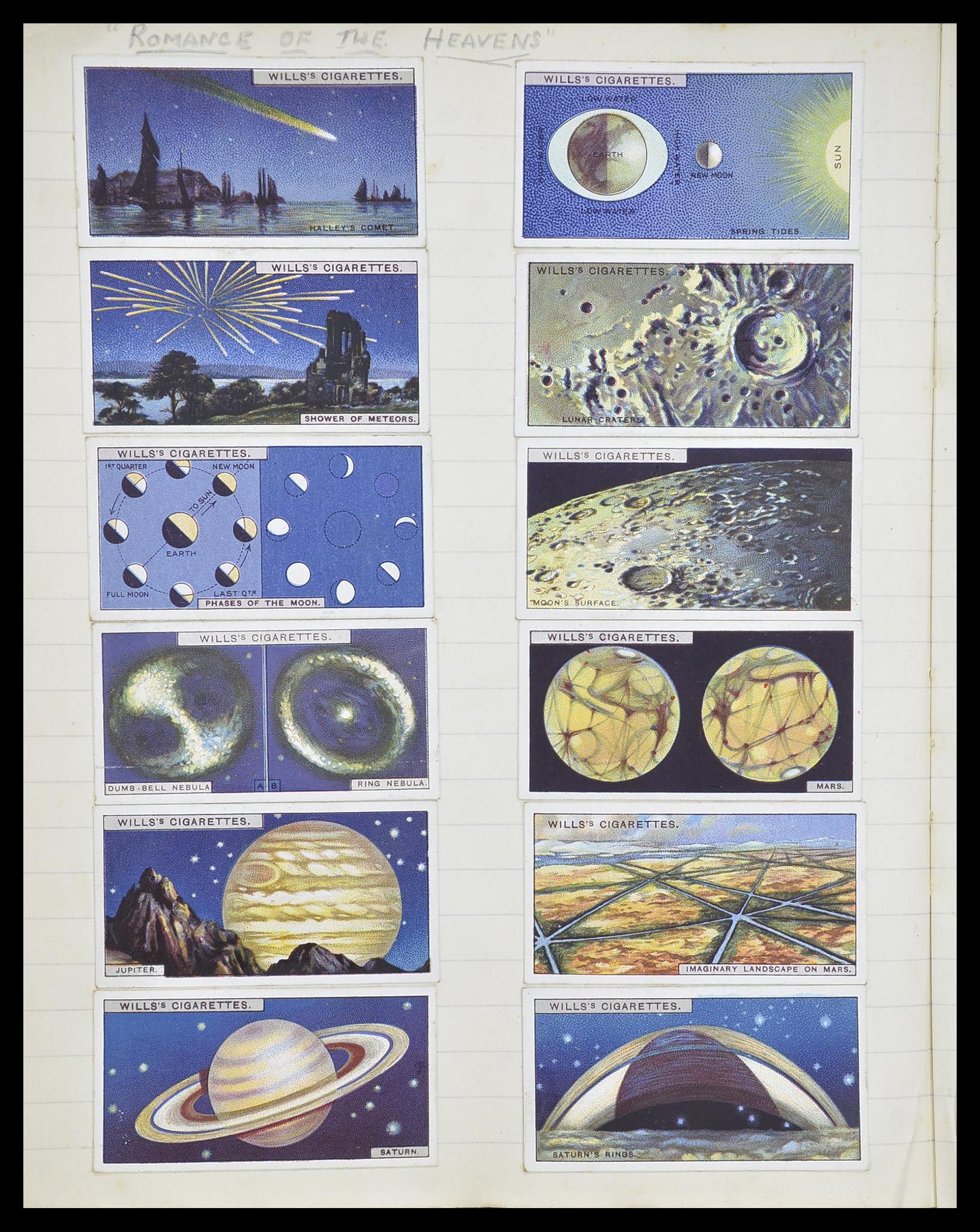 33444 066 - Postzegelverzameling 33444 Engeland sigarettenkaarten.