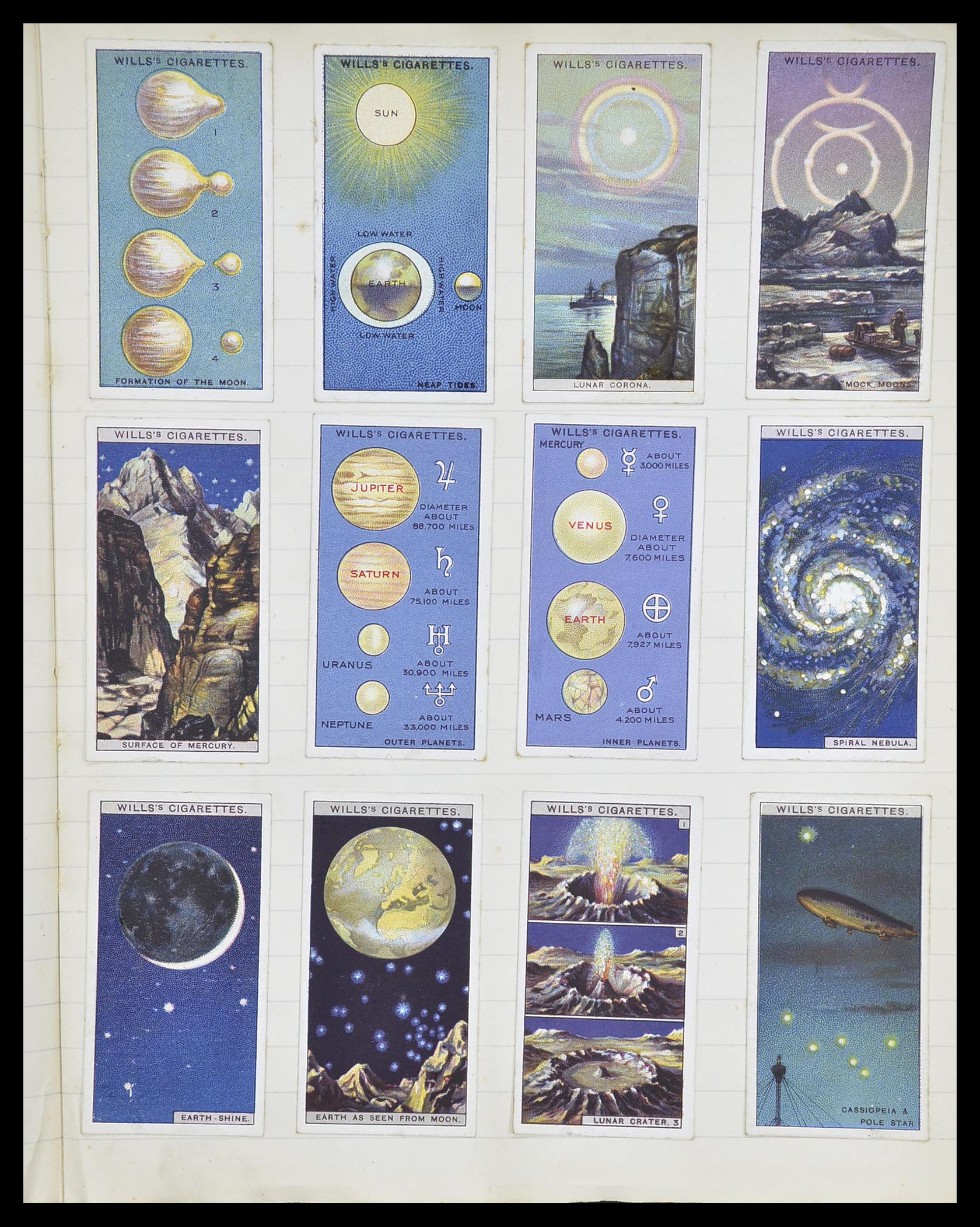 33444 067 - Postzegelverzameling 33444 Engeland sigarettenkaarten.