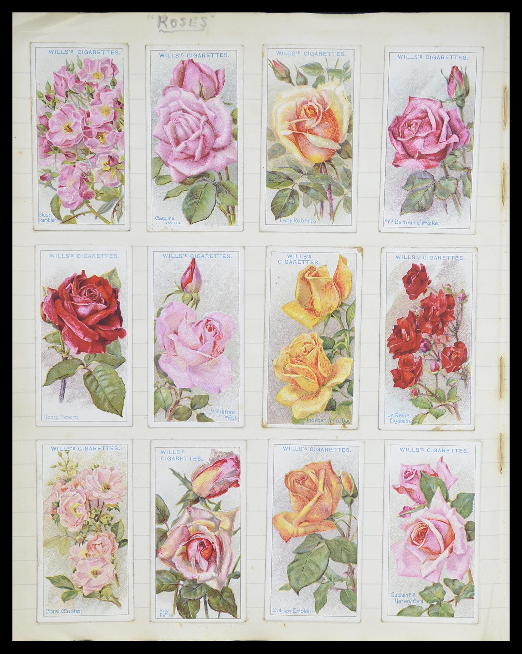 33444 070 - Stamp collection 33444 Great Britain cigarette cards.