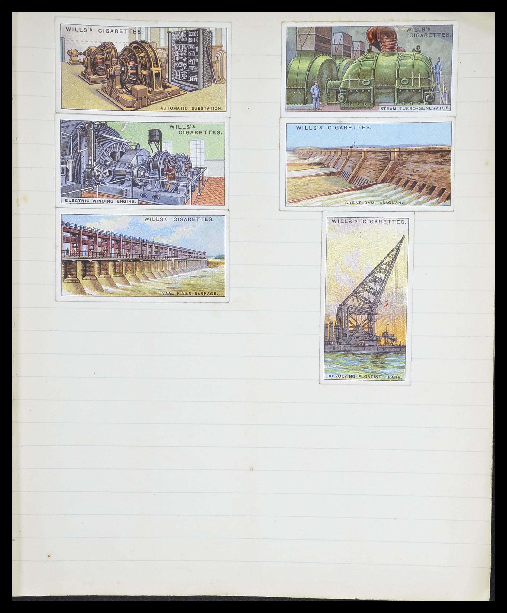 33444 099 - Postzegelverzameling 33444 Engeland sigarettenkaarten.