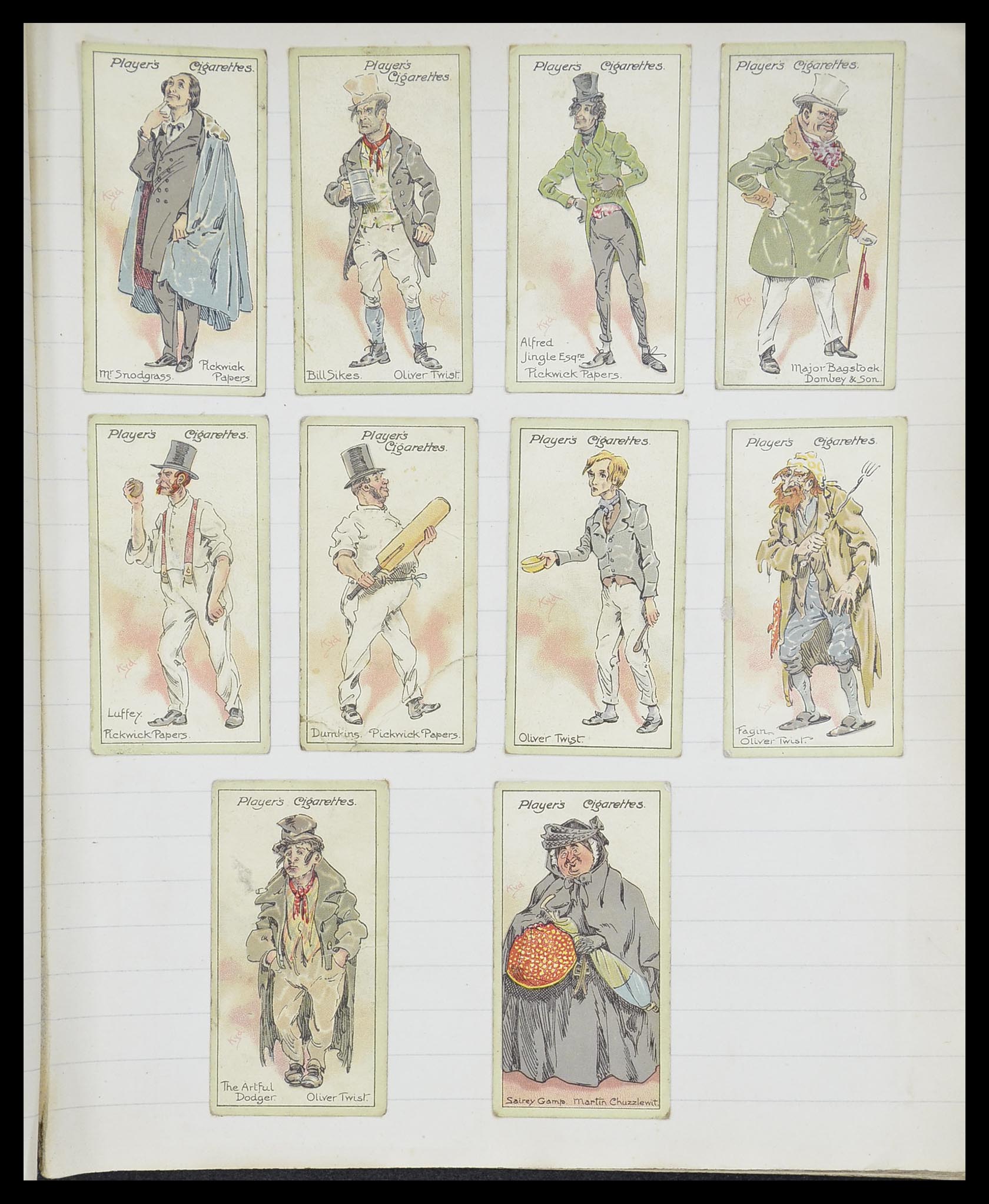 33444 103 - Stamp collection 33444 Great Britain cigarette cards.