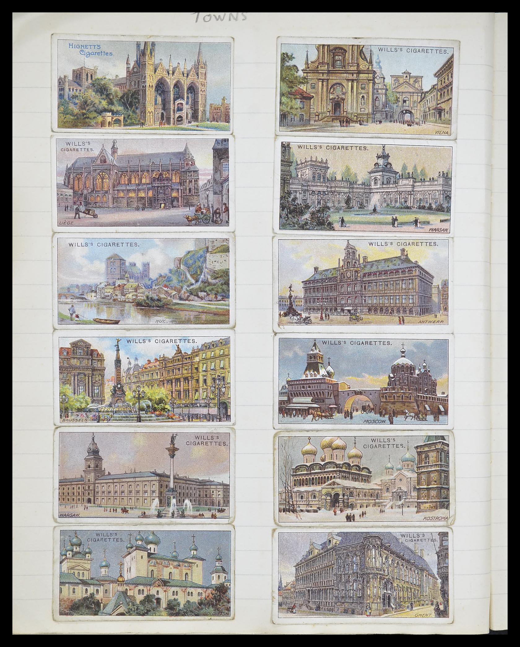 33444 104 - Stamp collection 33444 Great Britain cigarette cards.