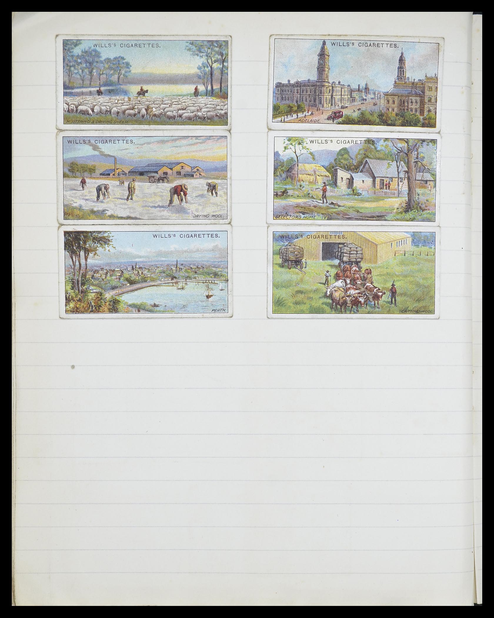 33444 110 - Stamp collection 33444 Great Britain cigarette cards.