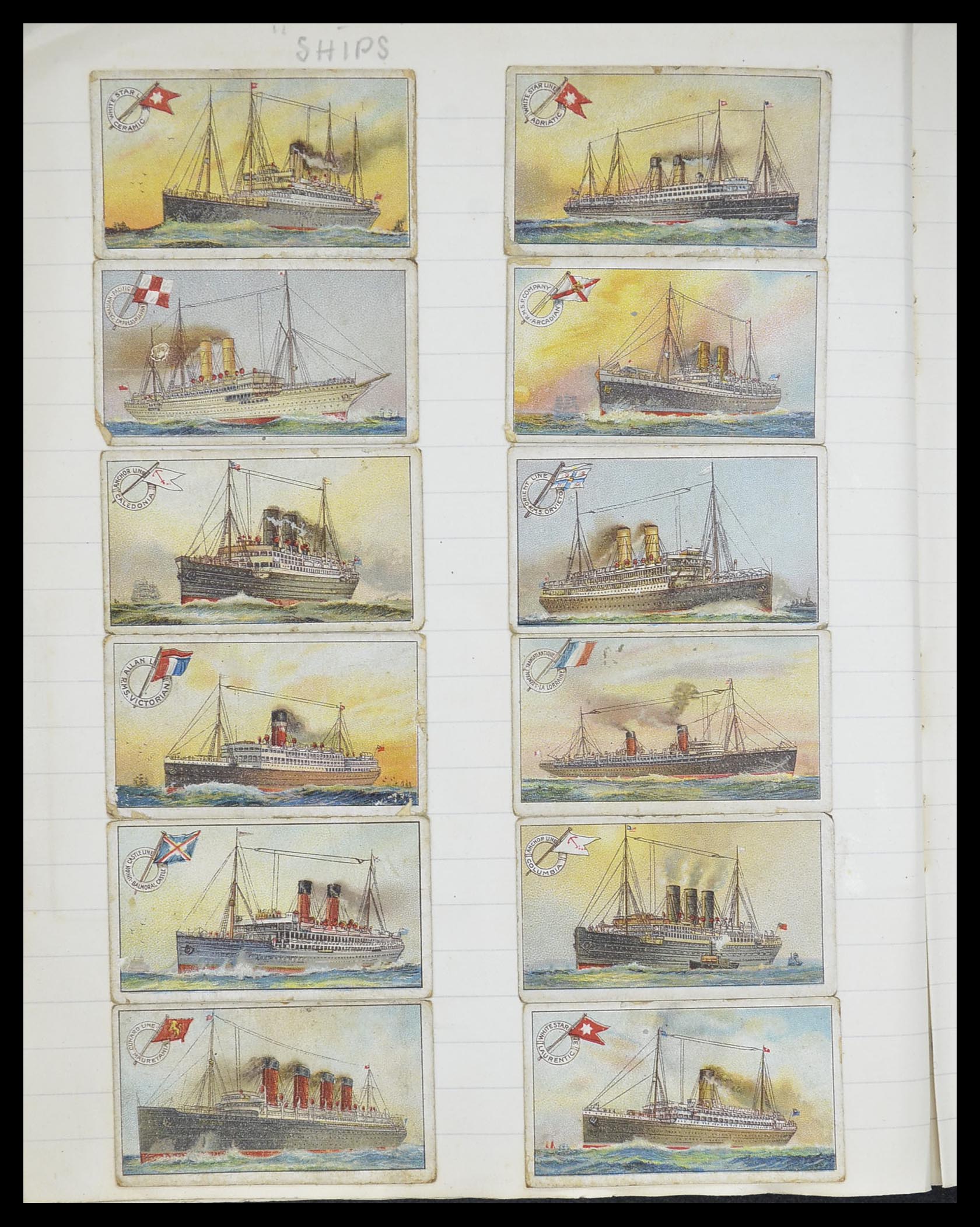 33444 112 - Stamp collection 33444 Great Britain cigarette cards.