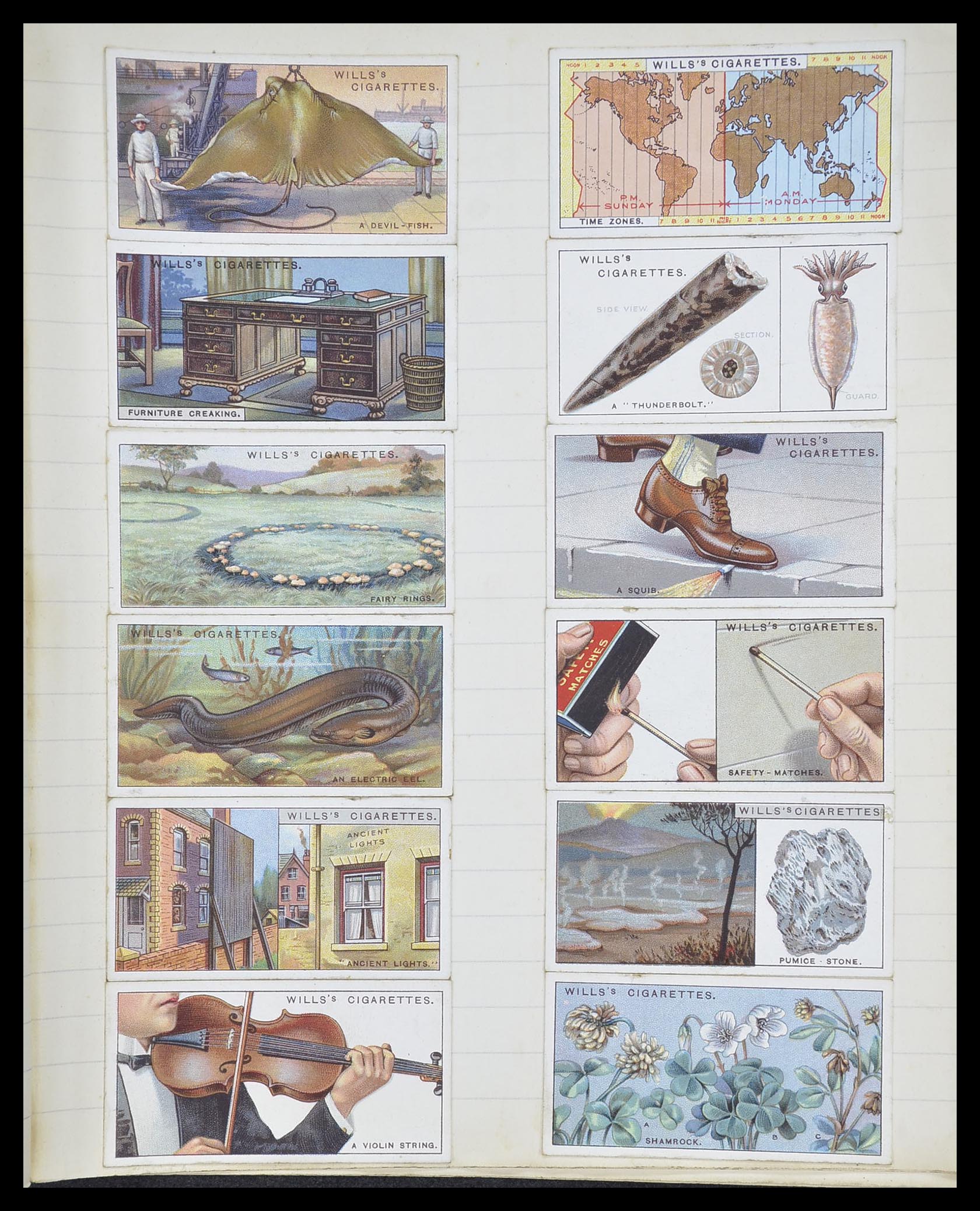 33444 120 - Stamp collection 33444 Great Britain cigarette cards.