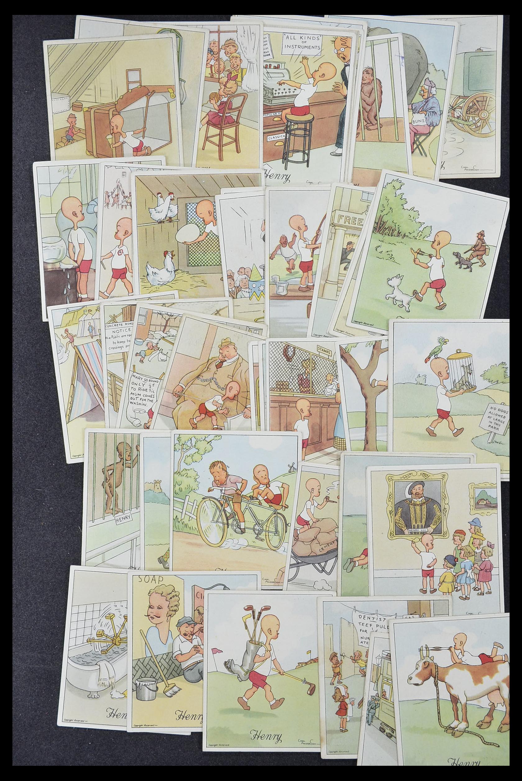 33444 139 - Stamp collection 33444 Great Britain cigarette cards.