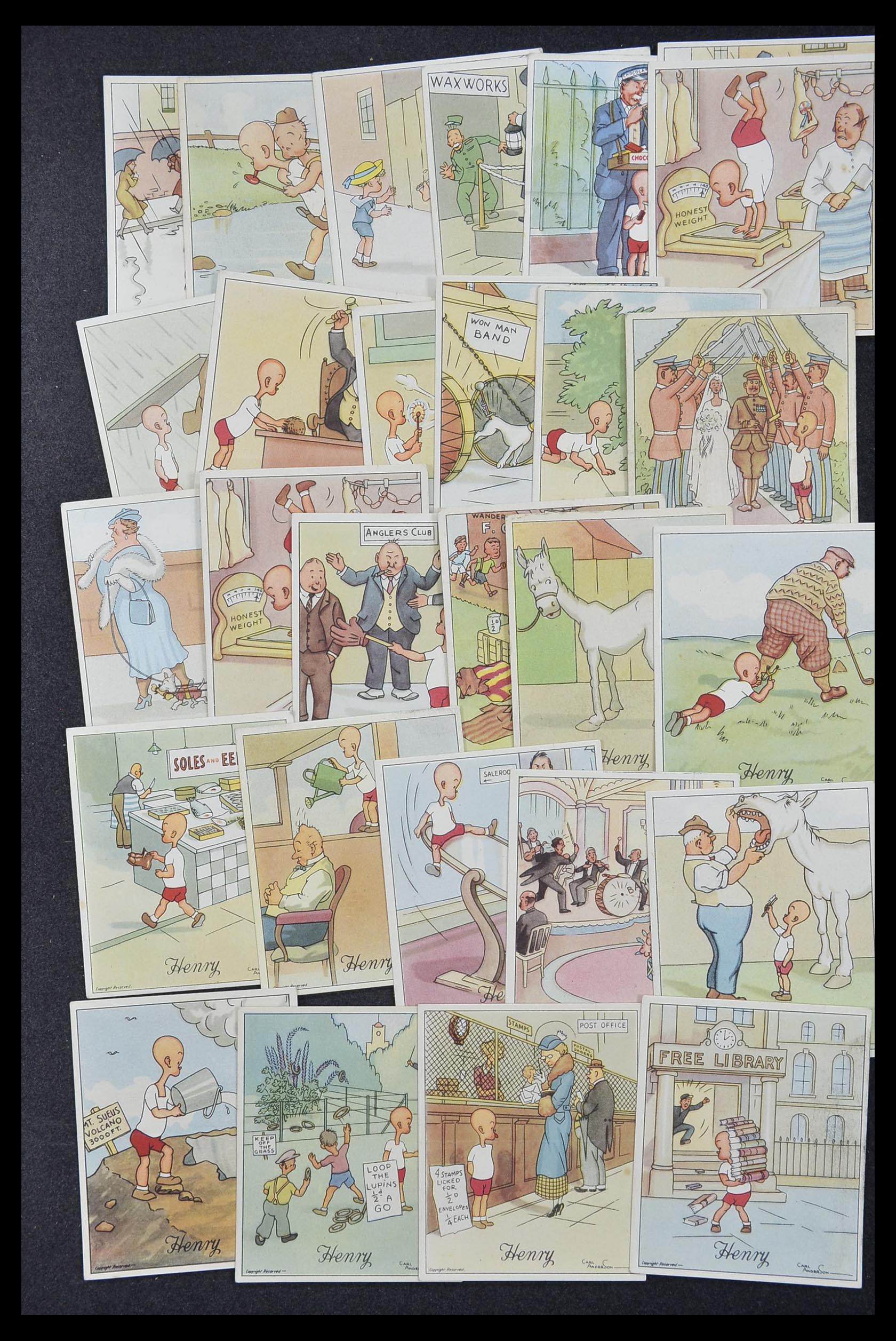 33444 140 - Stamp collection 33444 Great Britain cigarette cards.