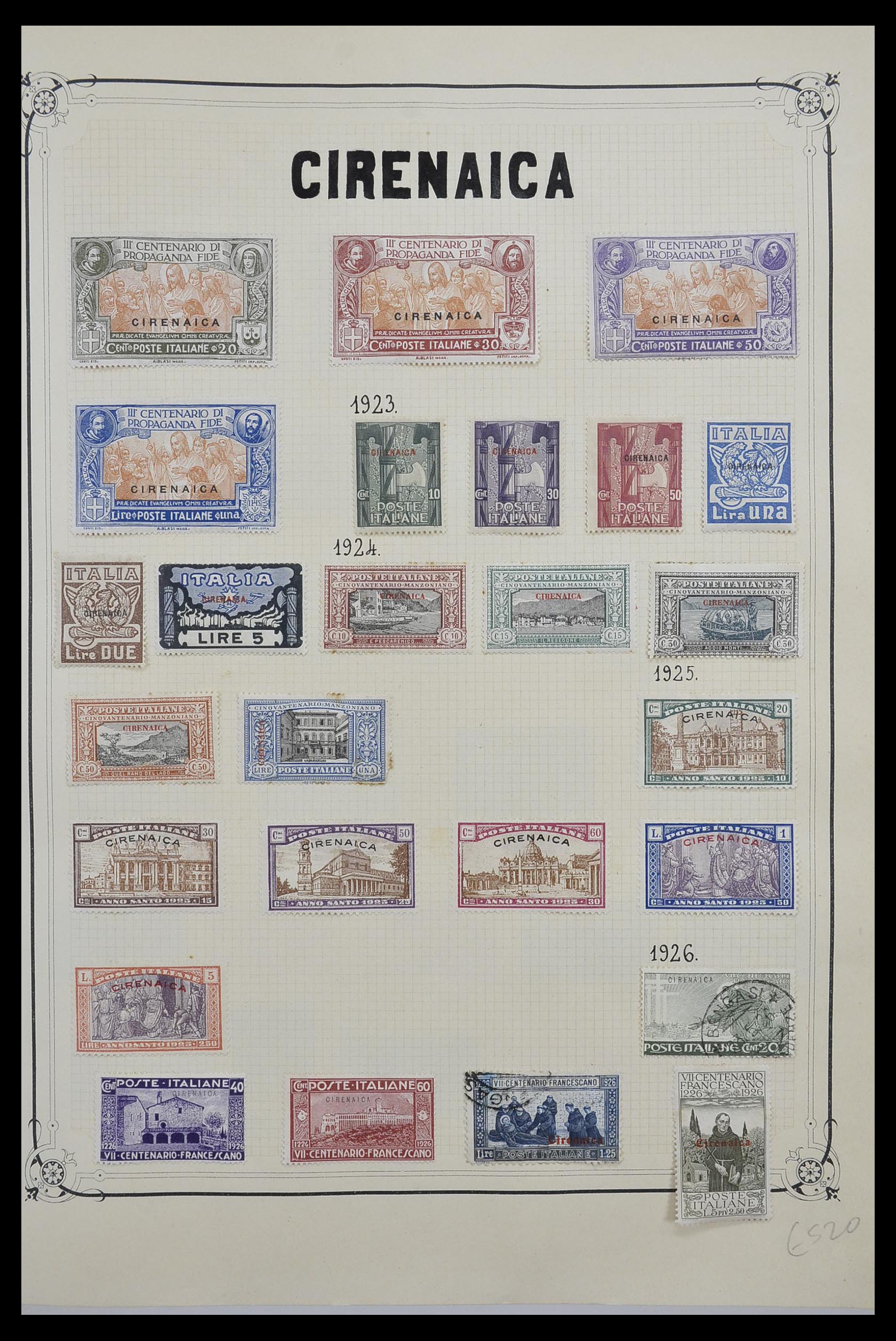 33445 006 - Postzegelverzameling 33445 Italiaanse koloniën 1893-1959.