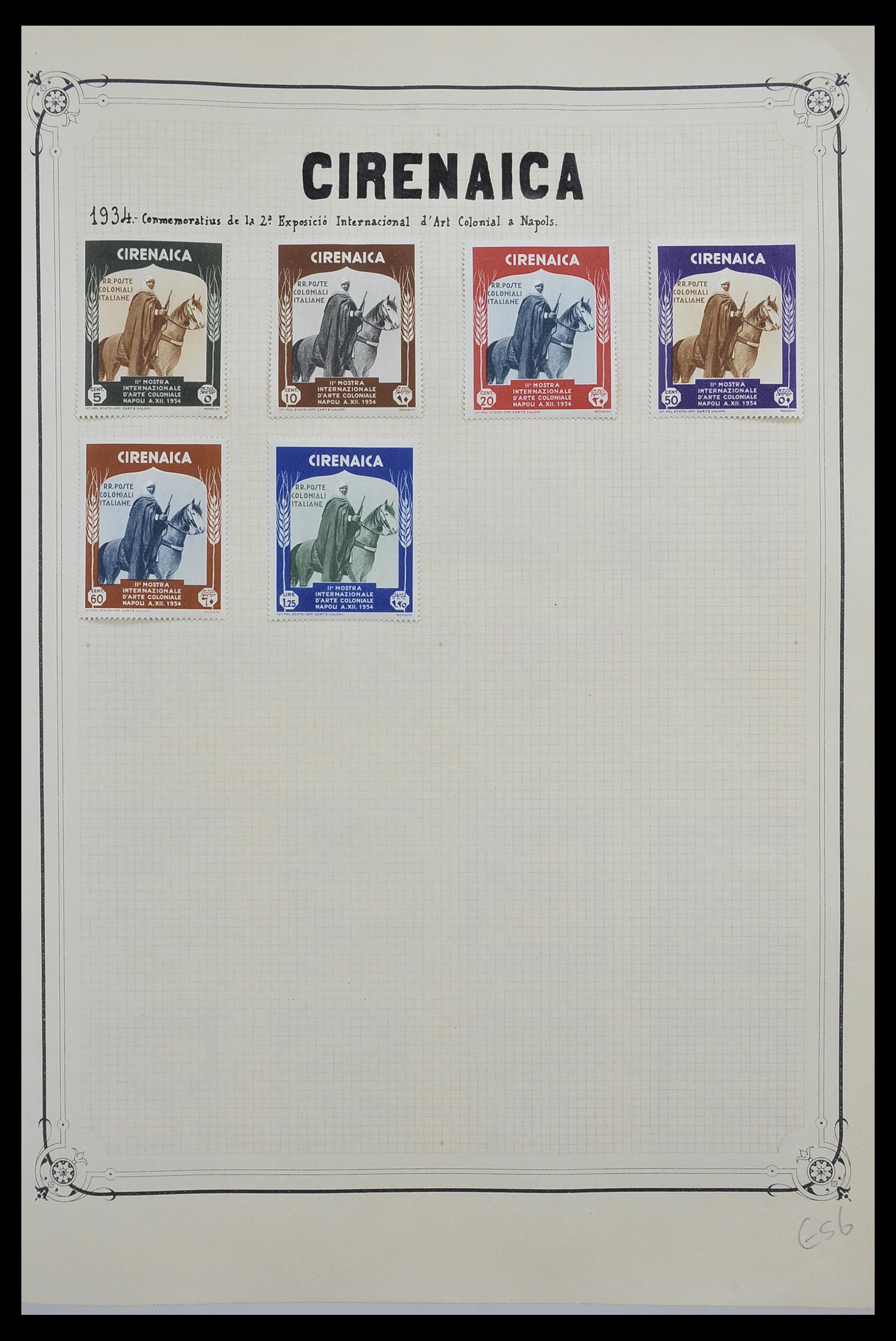 33445 009 - Postzegelverzameling 33445 Italiaanse koloniën 1893-1959.
