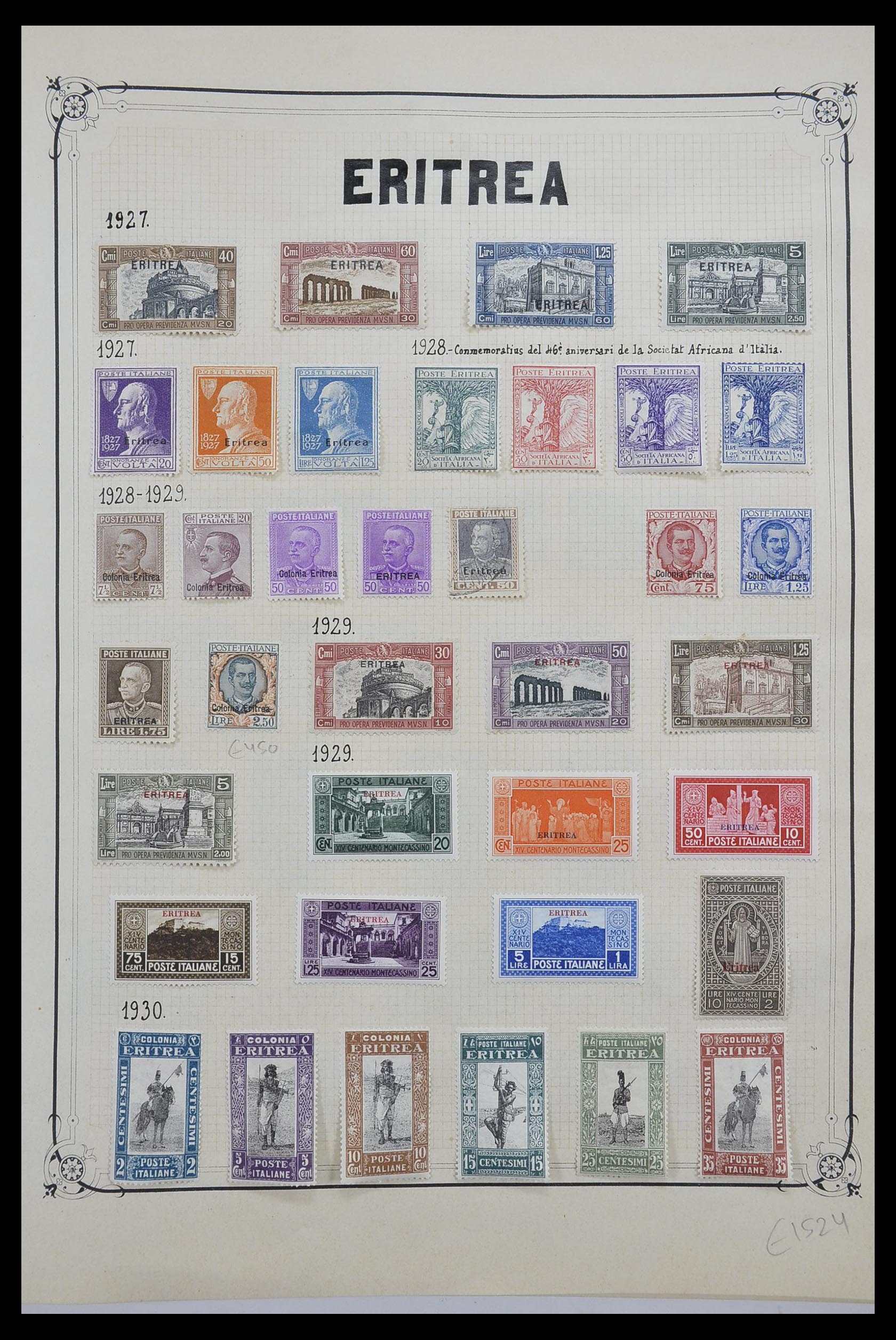 33445 015 - Stamp collection 33445 Italian colonies 1893-1959.