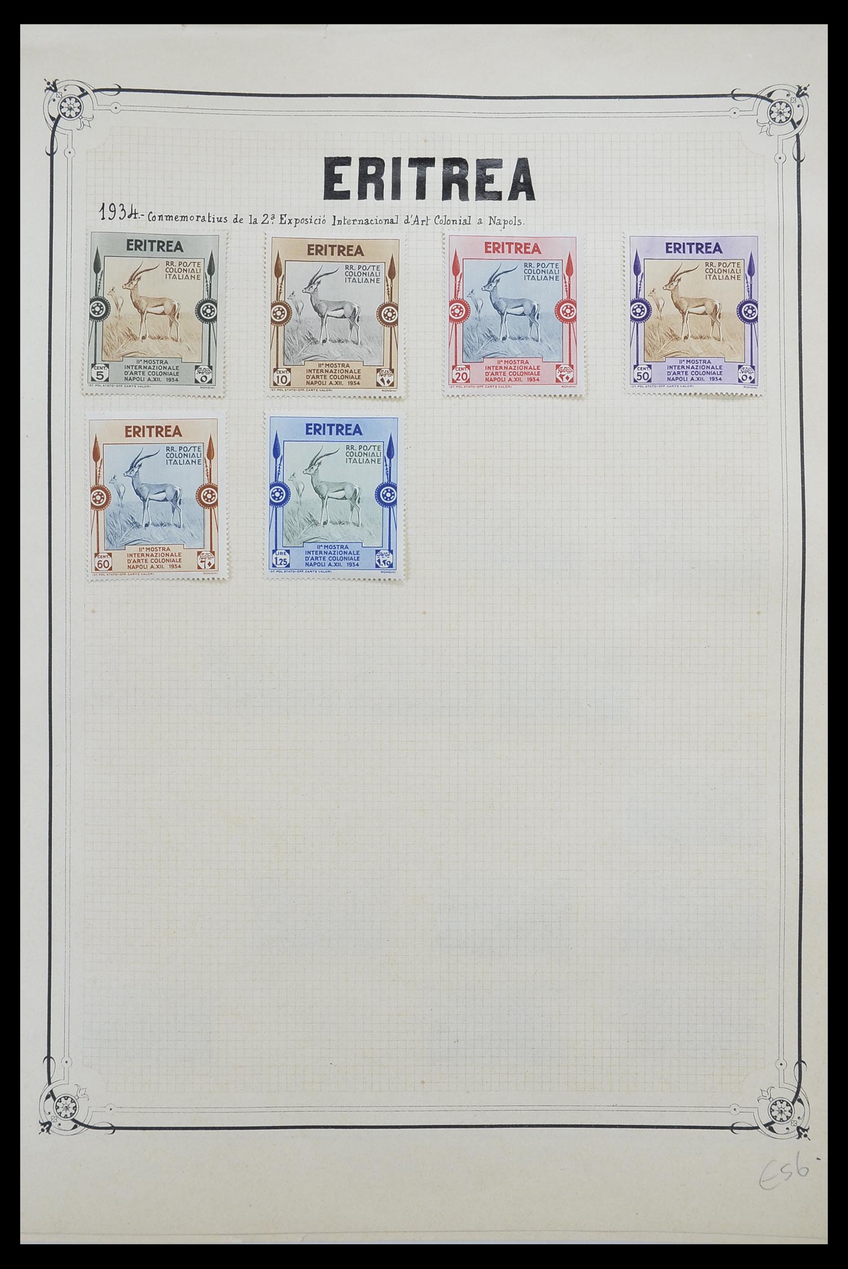 33445 018 - Postzegelverzameling 33445 Italiaanse koloniën 1893-1959.