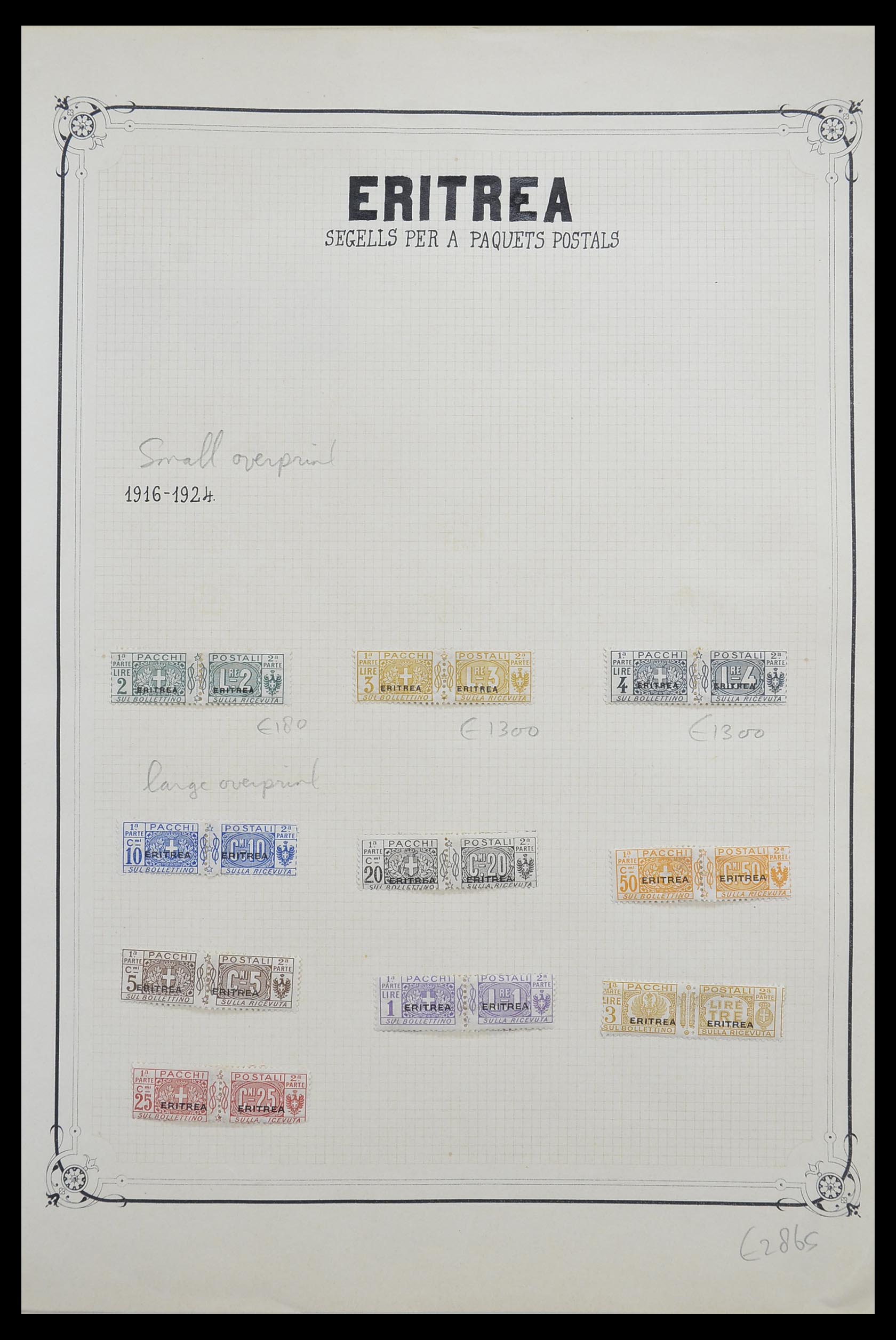 33445 022 - Postzegelverzameling 33445 Italiaanse koloniën 1893-1959.