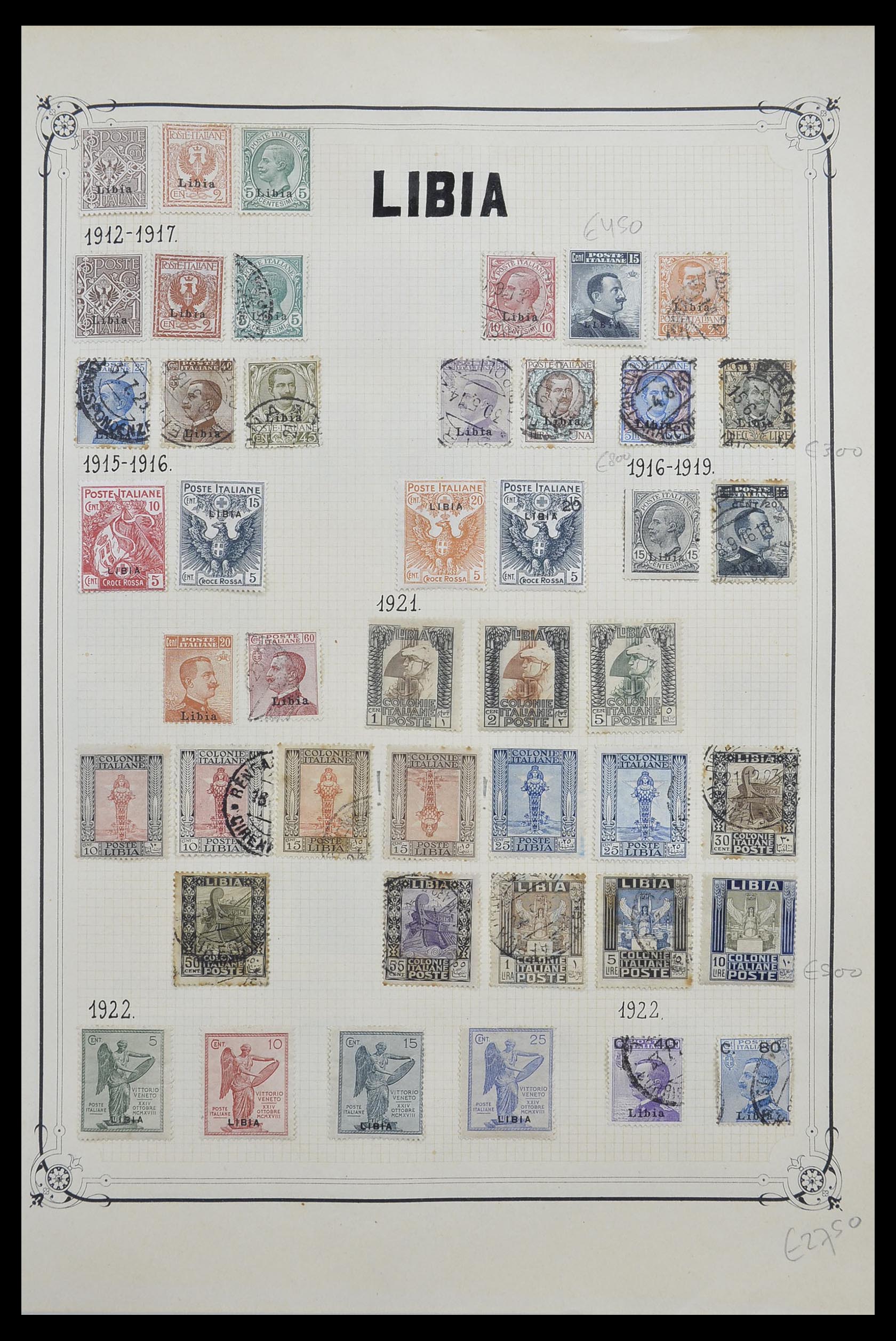 33445 024 - Stamp collection 33445 Italian colonies 1893-1959.