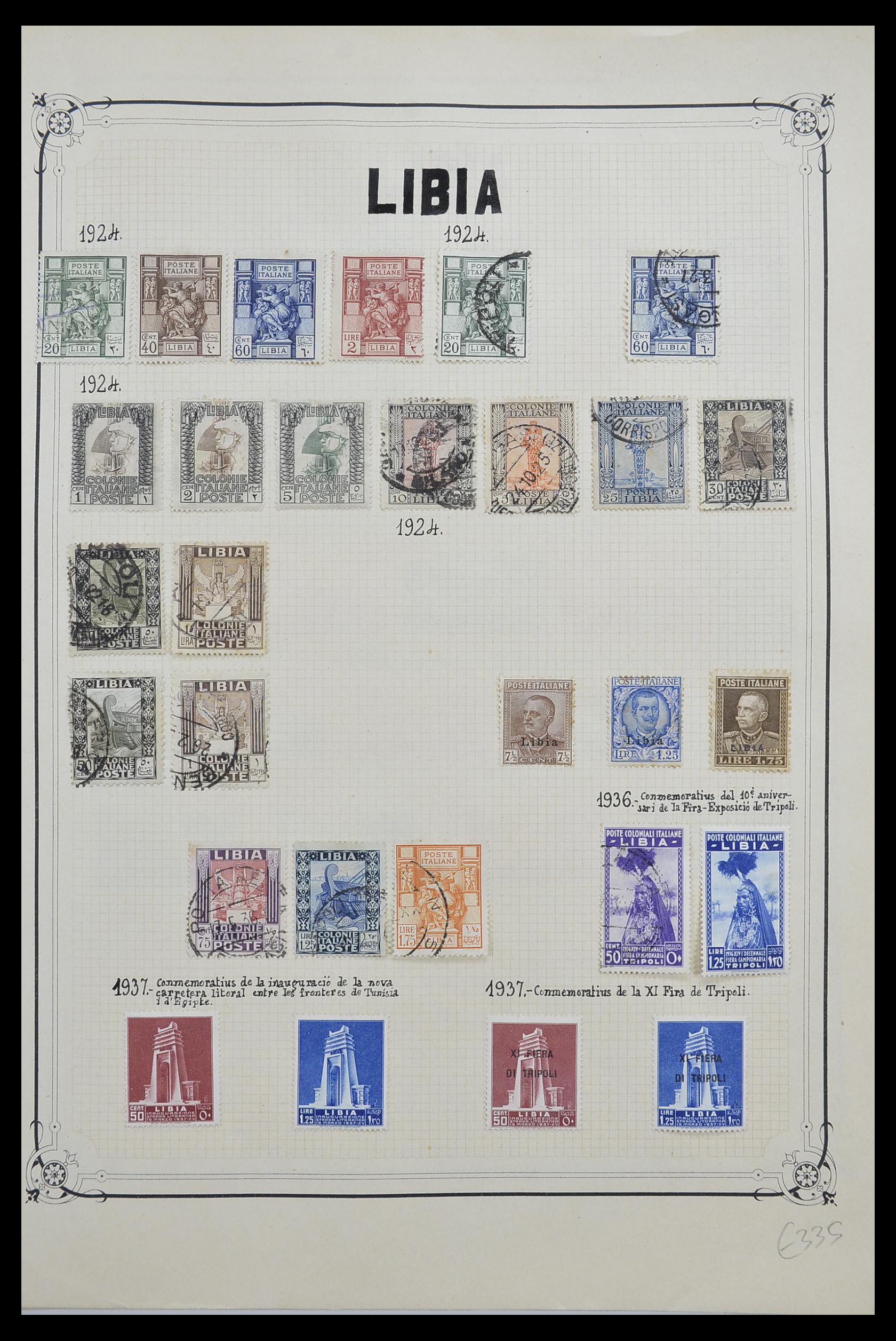33445 025 - Postzegelverzameling 33445 Italiaanse koloniën 1893-1959.
