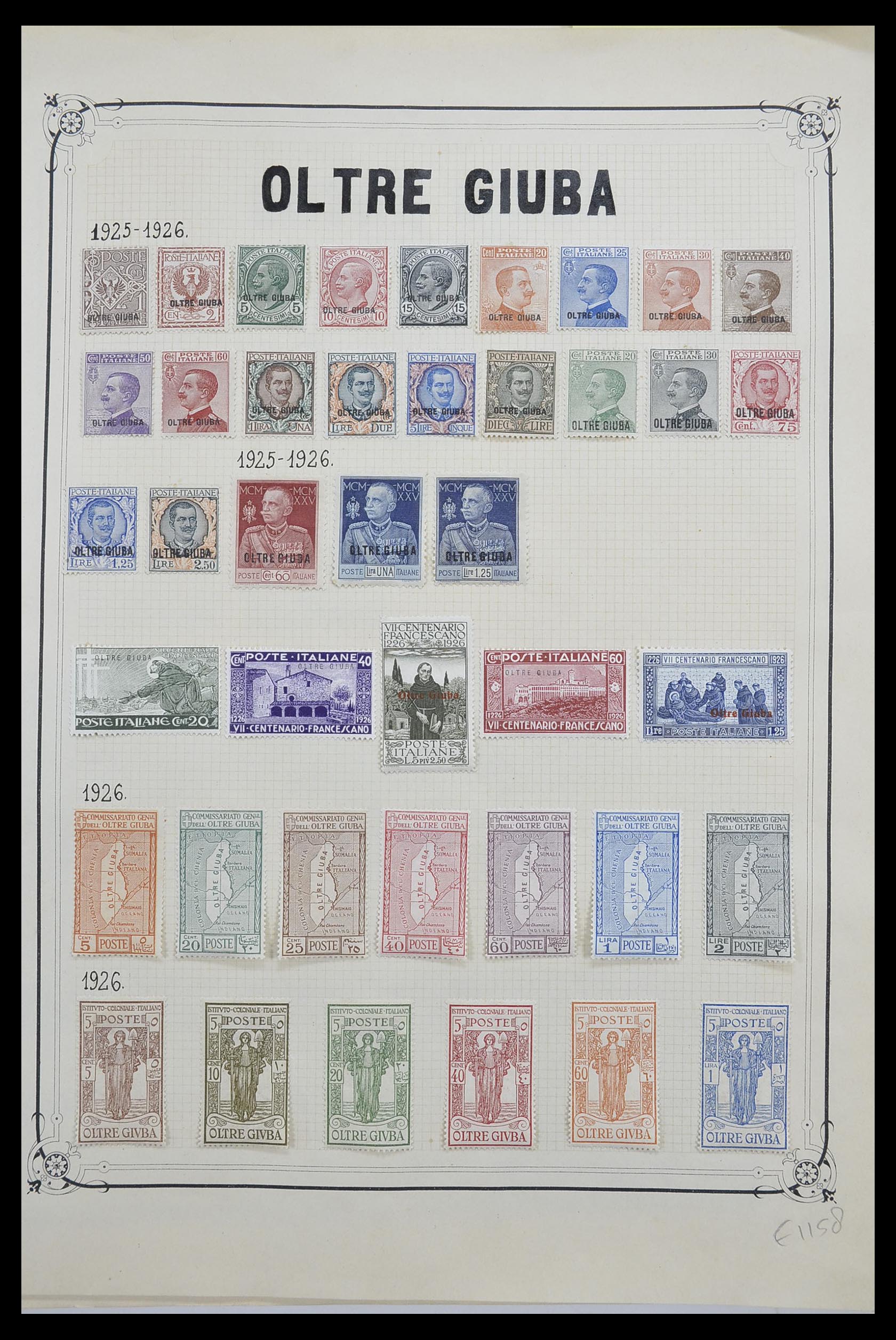 33445 032 - Postzegelverzameling 33445 Italiaanse koloniën 1893-1959.