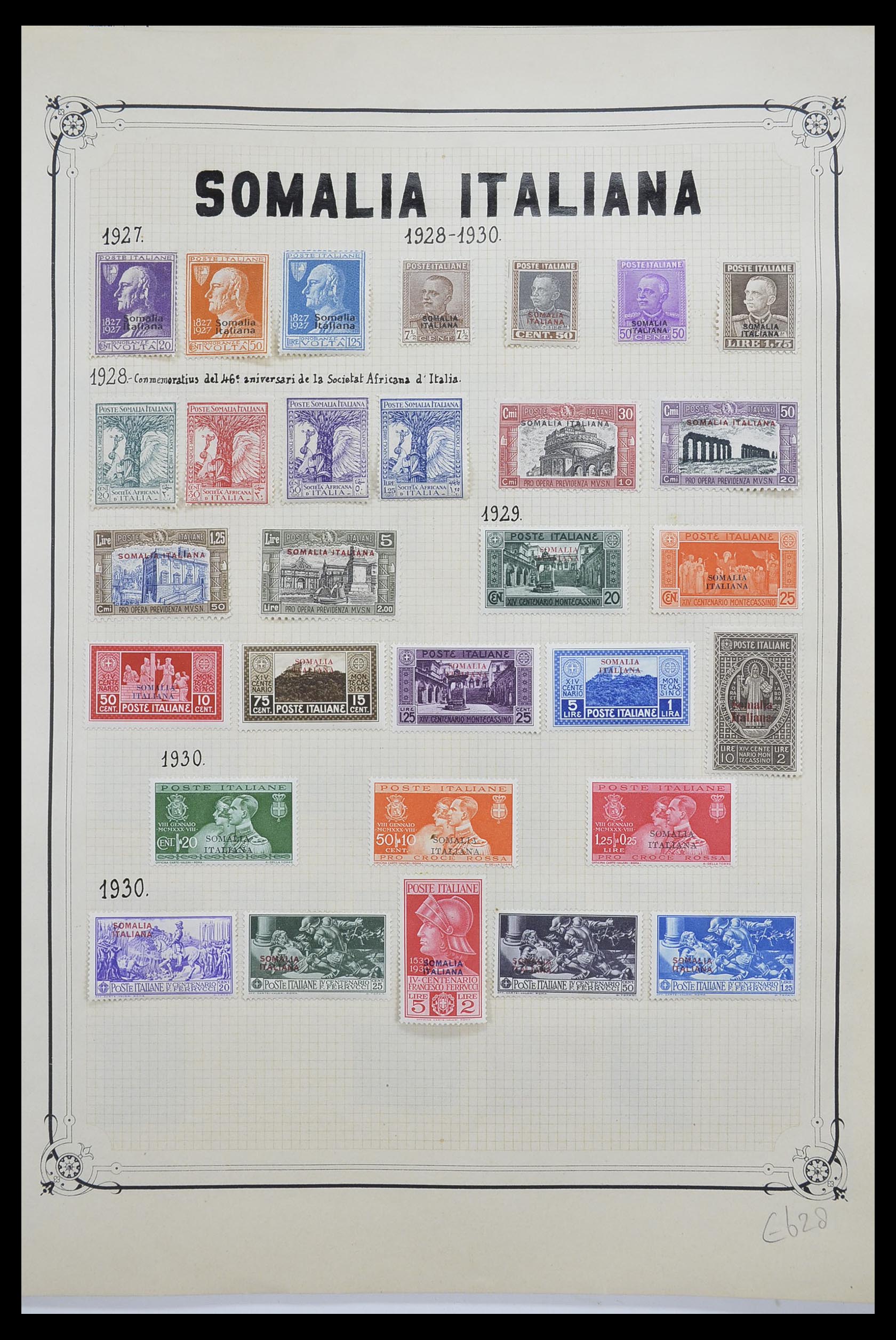 33445 037 - Postzegelverzameling 33445 Italiaanse koloniën 1893-1959.