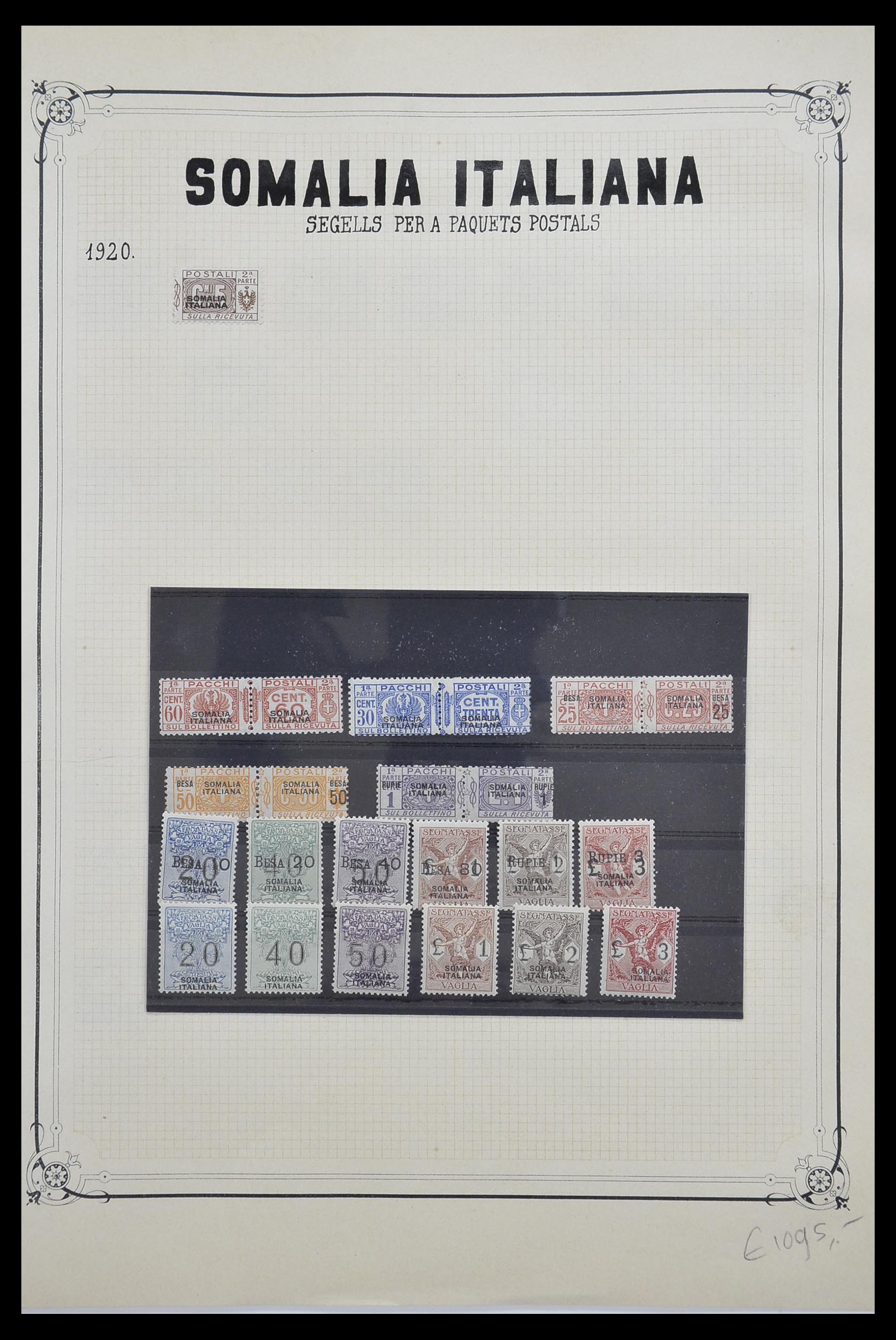 33445 043 - Postzegelverzameling 33445 Italiaanse koloniën 1893-1959.