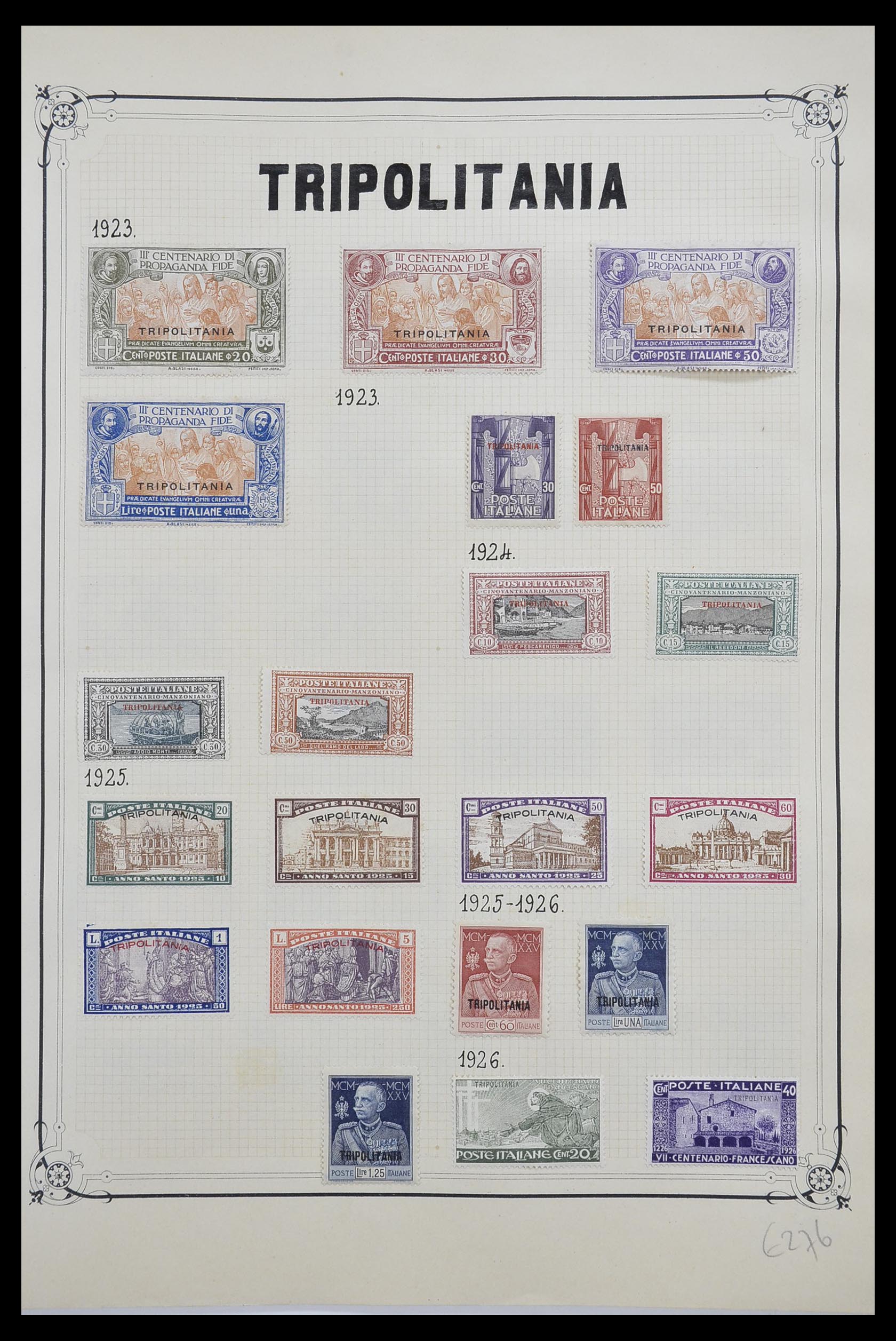 33445 048 - Postzegelverzameling 33445 Italiaanse koloniën 1893-1959.