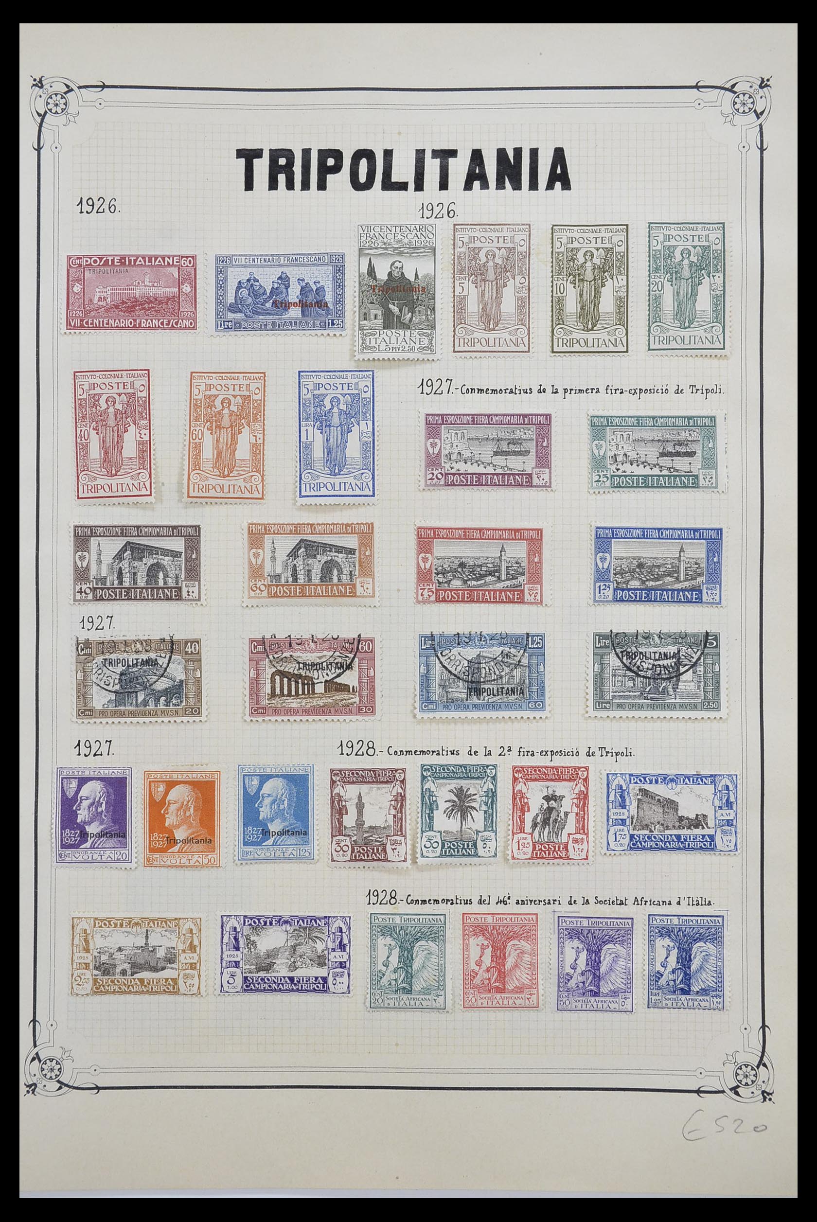 33445 049 - Postzegelverzameling 33445 Italiaanse koloniën 1893-1959.