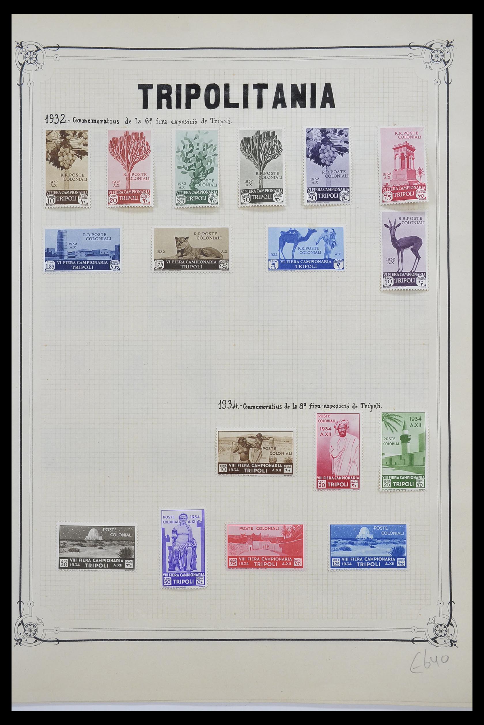 33445 052 - Stamp collection 33445 Italian colonies 1893-1959.