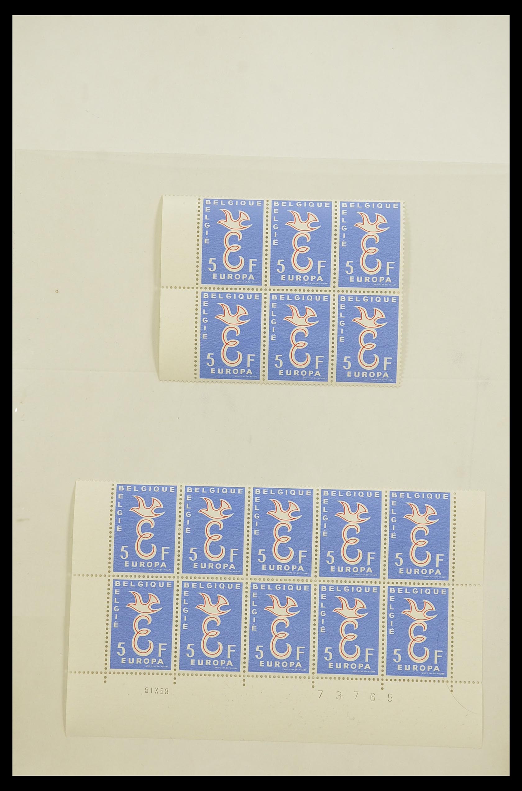33446 003 - Postzegelverzameling 33446 Europa CEPT 1956-1961 engros.