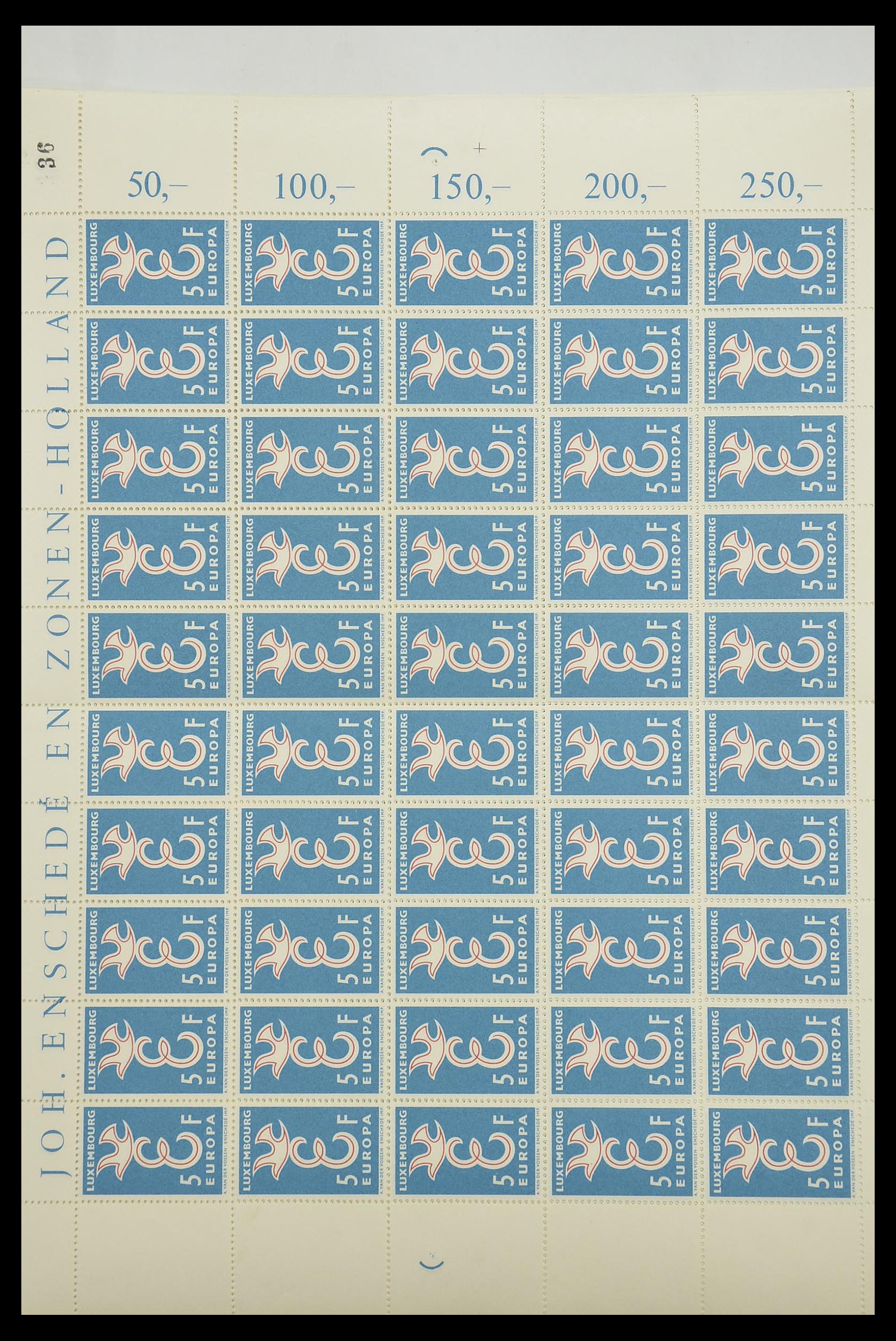 33446 007 - Postzegelverzameling 33446 Europa CEPT 1956-1961 engros.