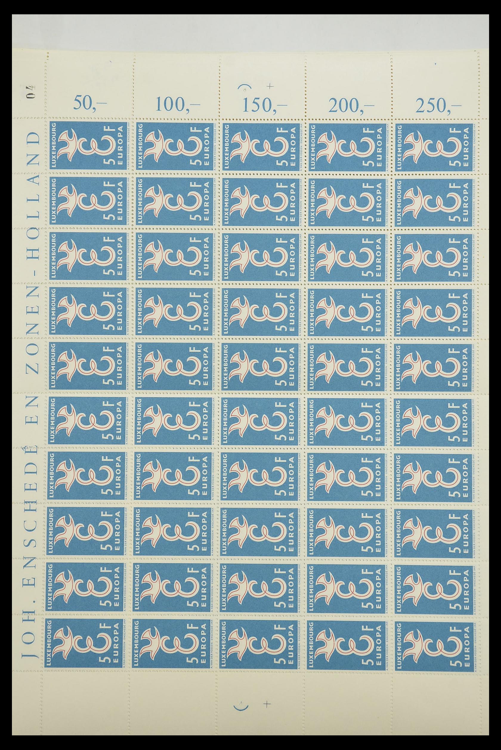 33446 008 - Postzegelverzameling 33446 Europa CEPT 1956-1961 engros.