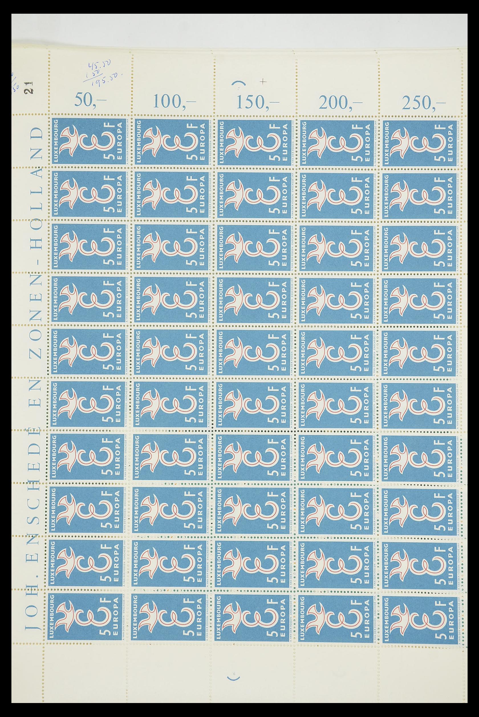 33446 009 - Postzegelverzameling 33446 Europa CEPT 1956-1961 engros.