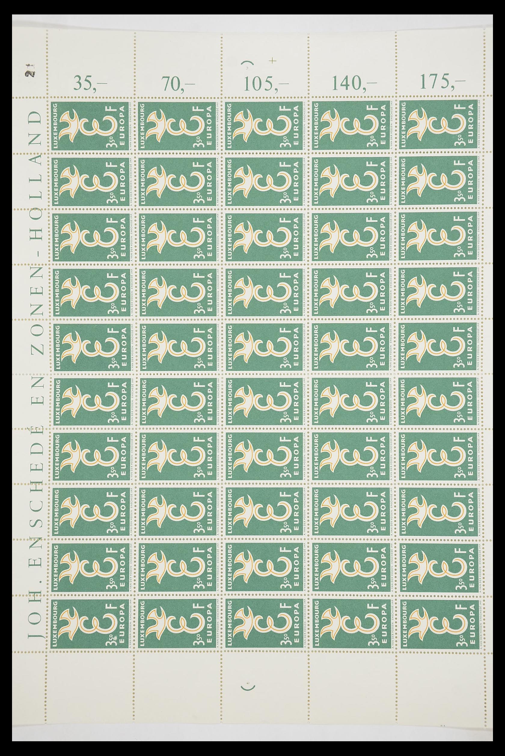 33446 011 - Postzegelverzameling 33446 Europa CEPT 1956-1961 engros.