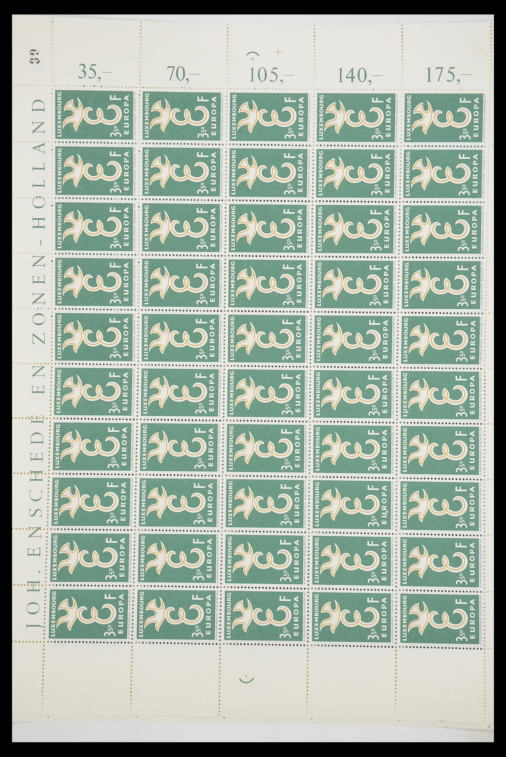33446 012 - Postzegelverzameling 33446 Europa CEPT 1956-1961 engros.