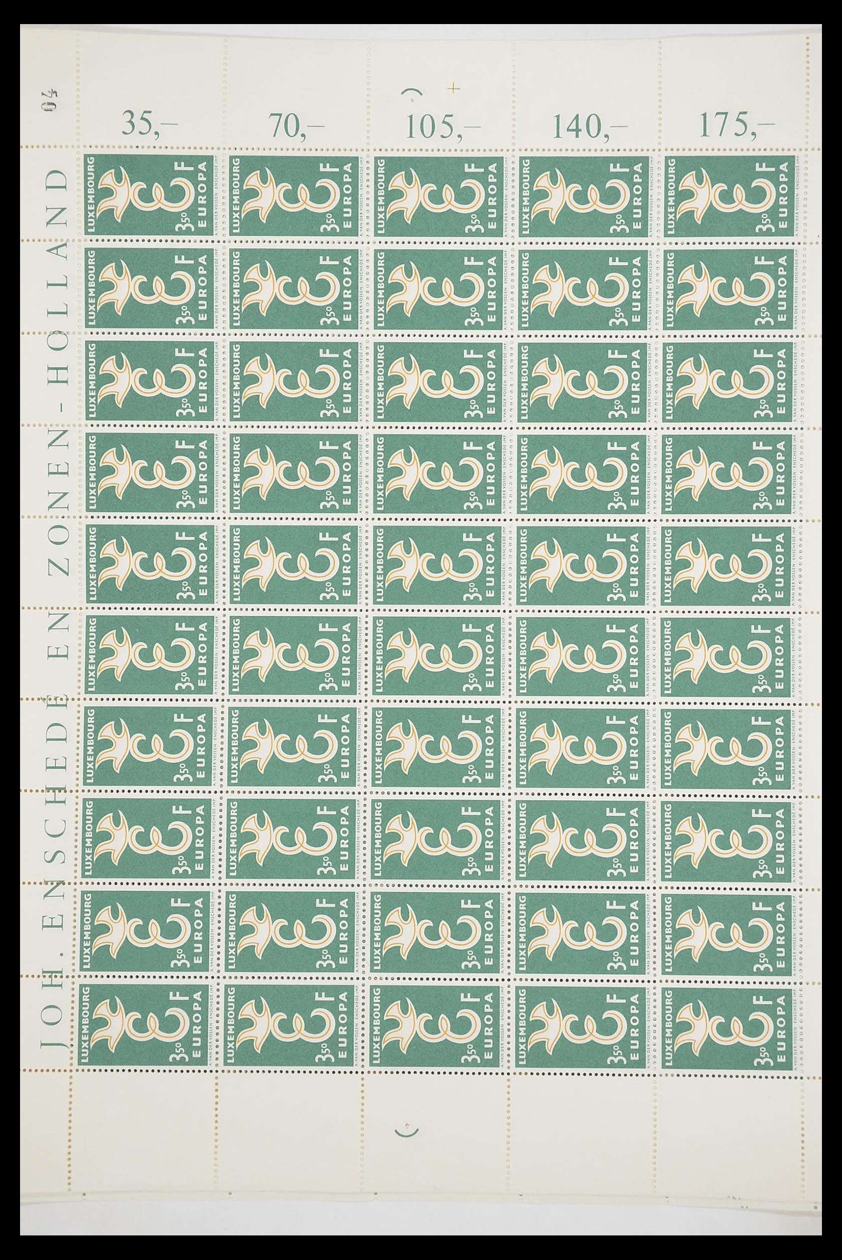 33446 013 - Postzegelverzameling 33446 Europa CEPT 1956-1961 engros.
