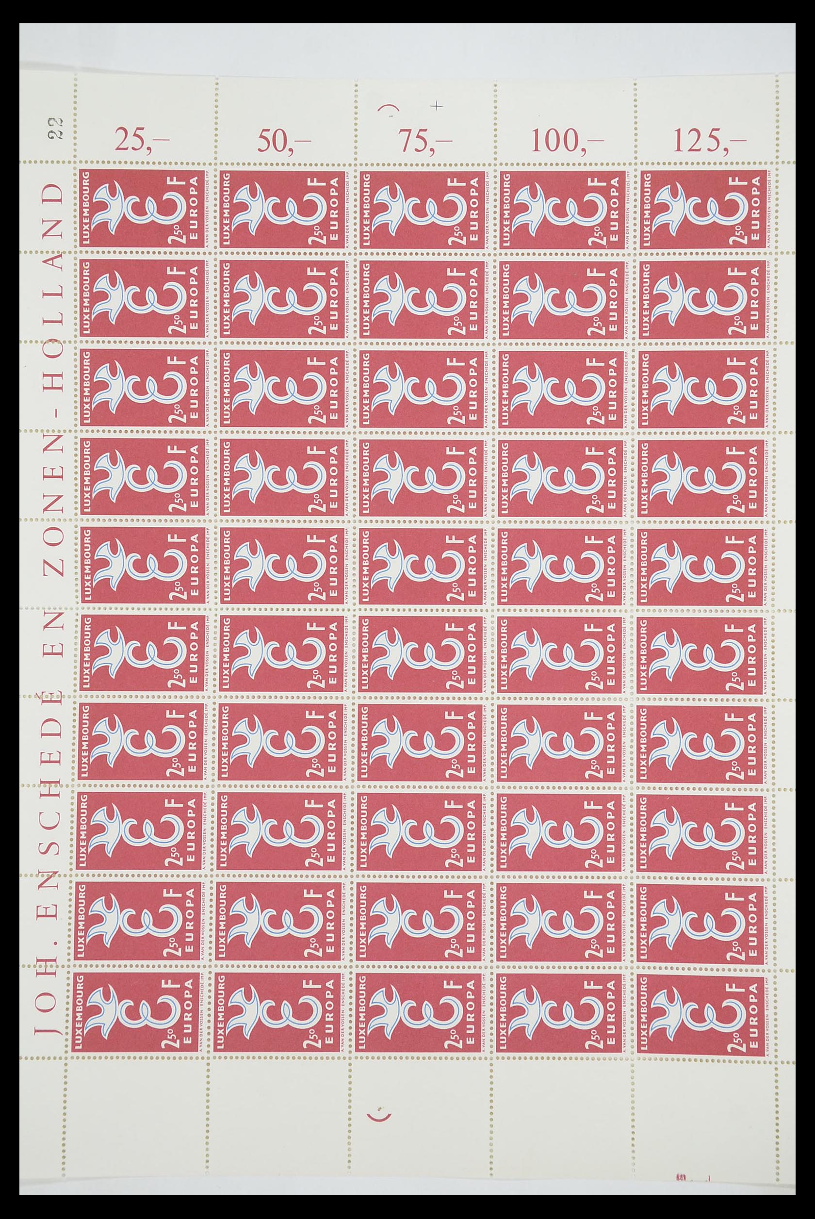 33446 015 - Postzegelverzameling 33446 Europa CEPT 1956-1961 engros.
