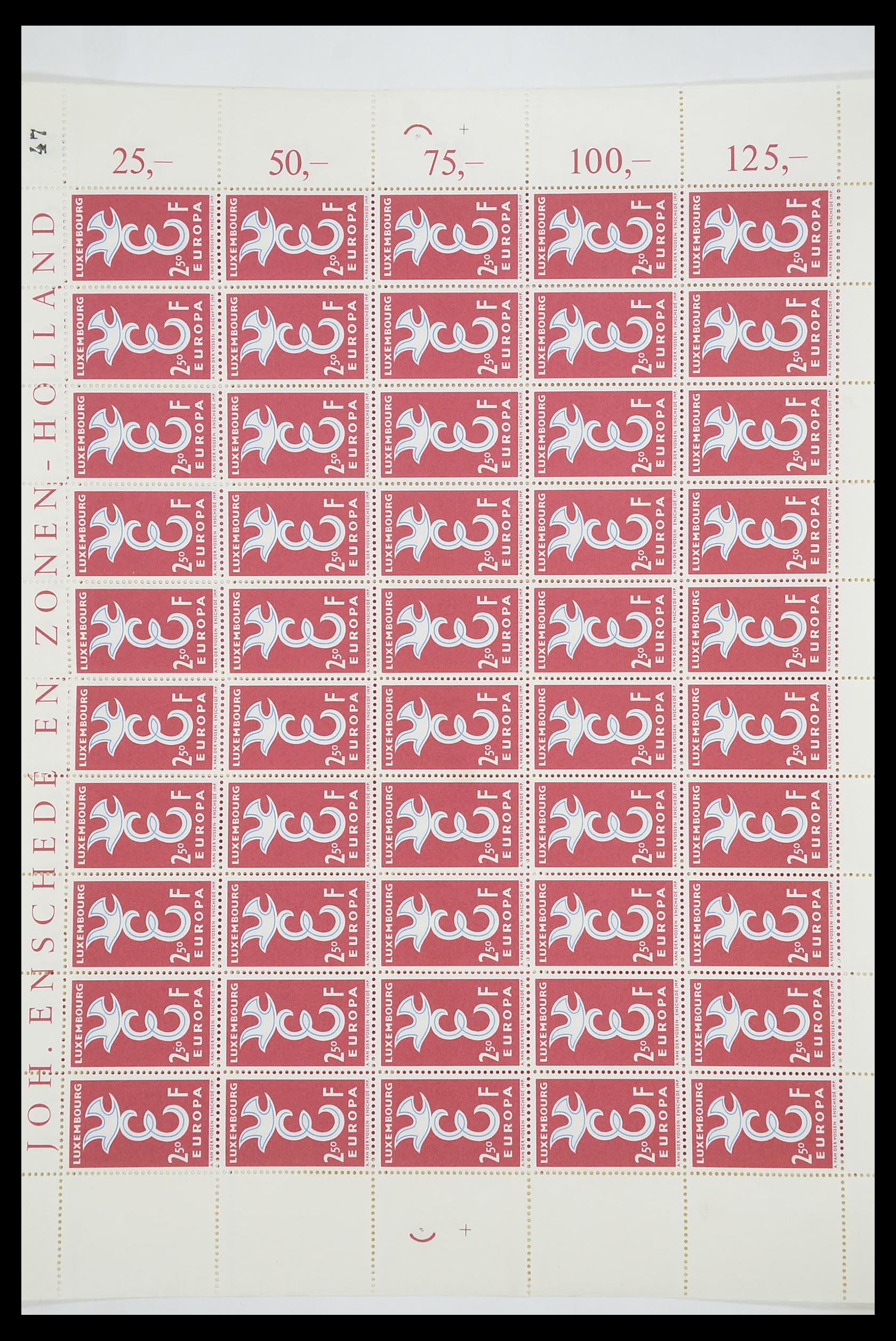 33446 016 - Postzegelverzameling 33446 Europa CEPT 1956-1961 engros.