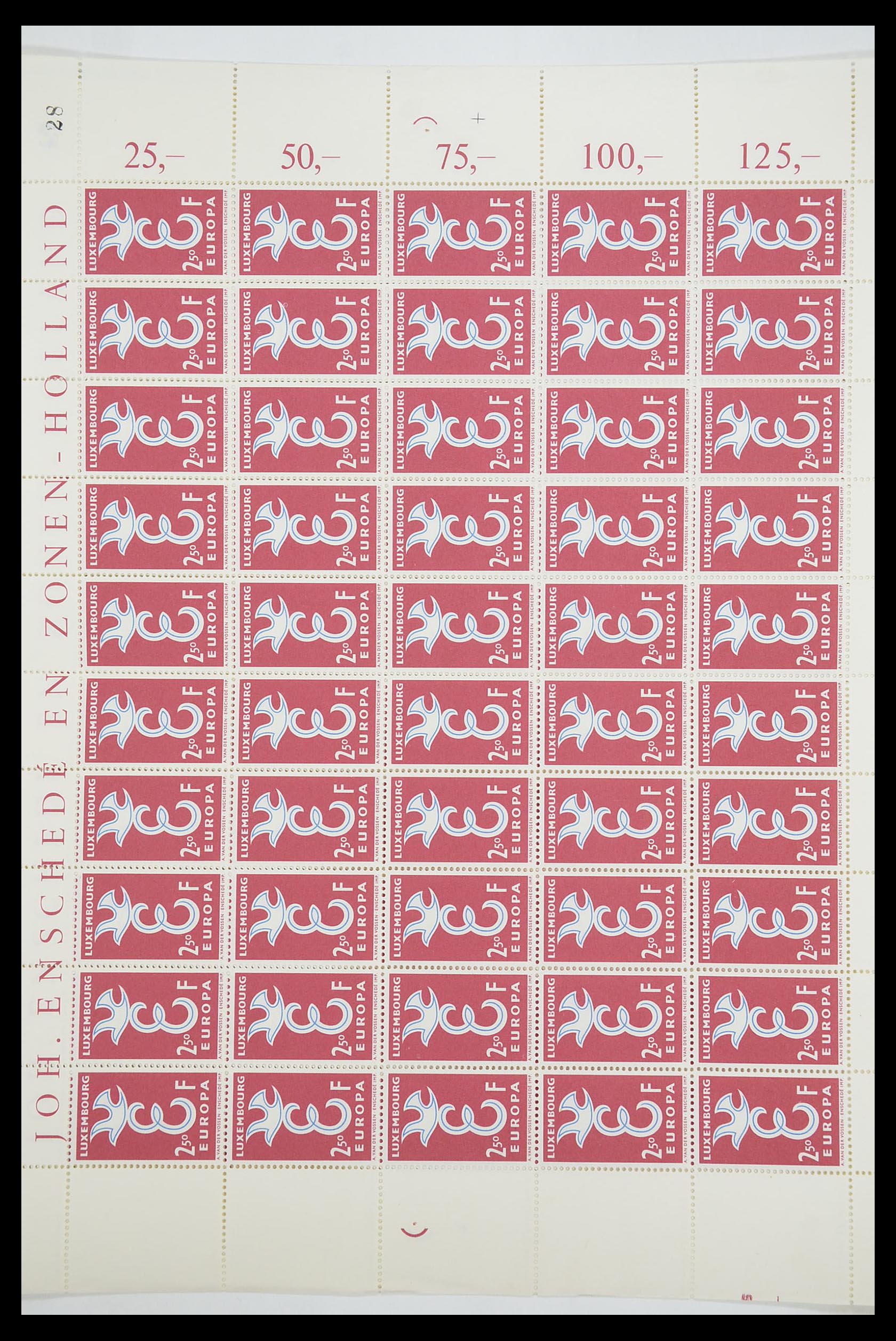 33446 017 - Postzegelverzameling 33446 Europa CEPT 1956-1961 engros.