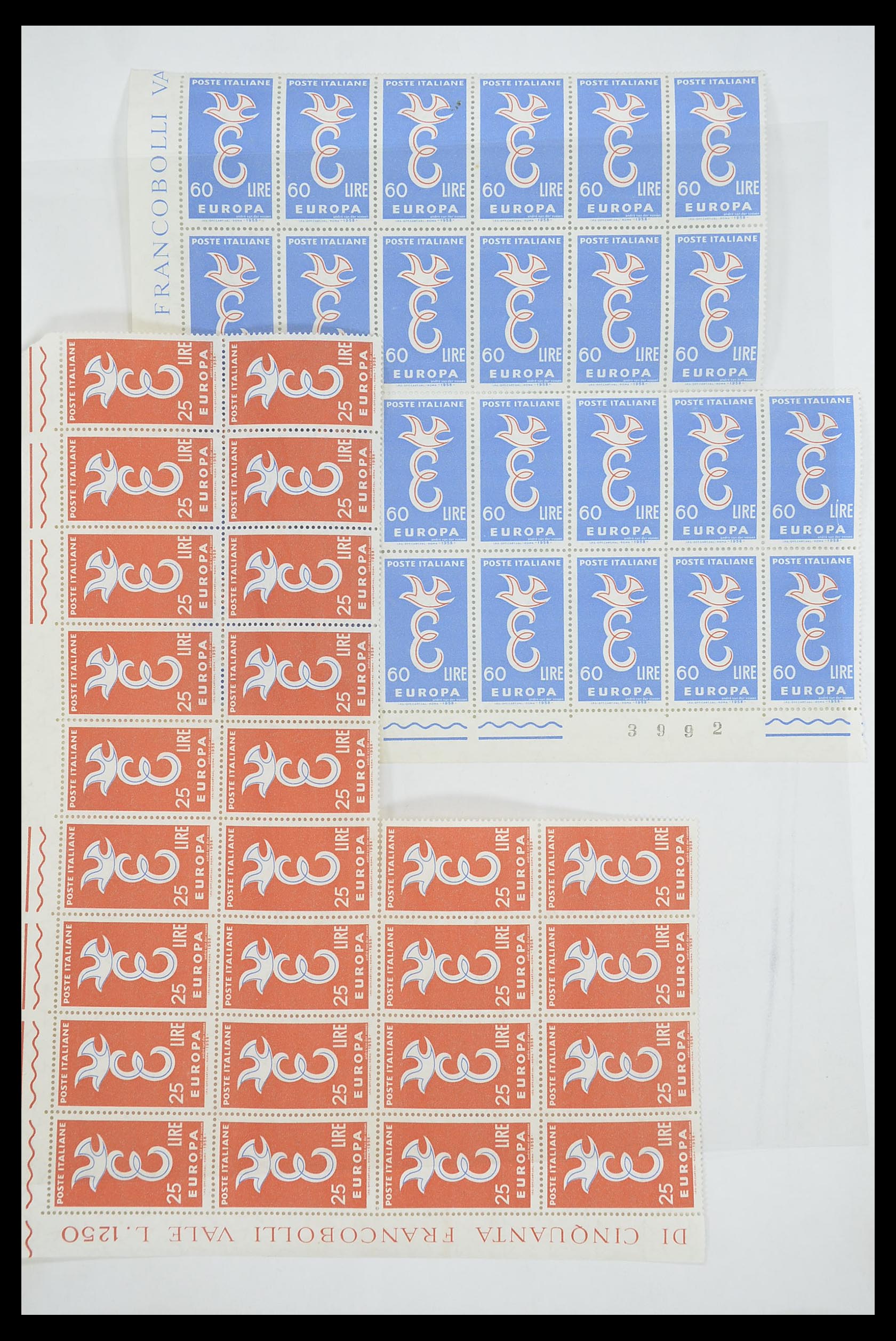 33446 018 - Postzegelverzameling 33446 Europa CEPT 1956-1961 engros.