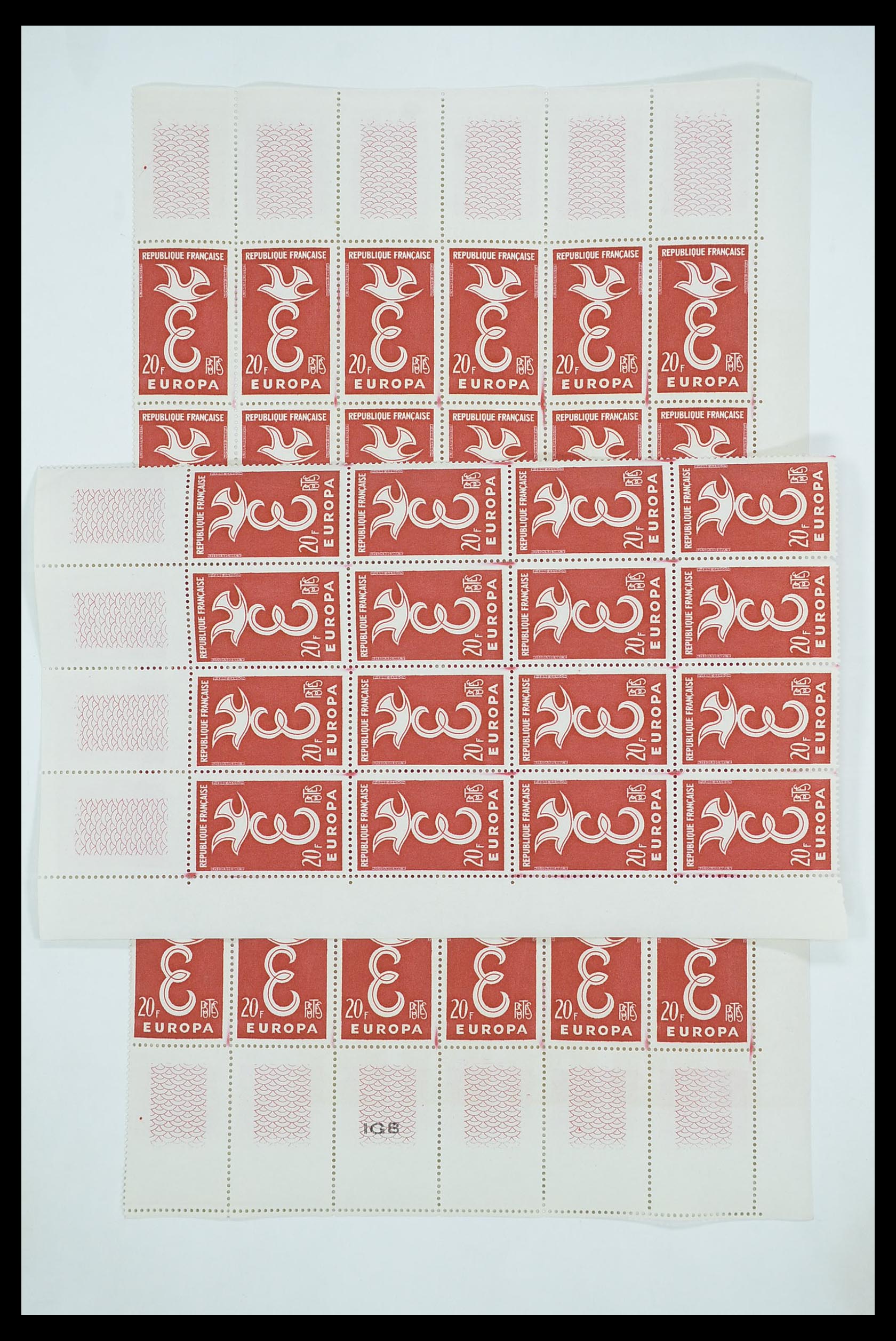 33446 025 - Postzegelverzameling 33446 Europa CEPT 1956-1961 engros.