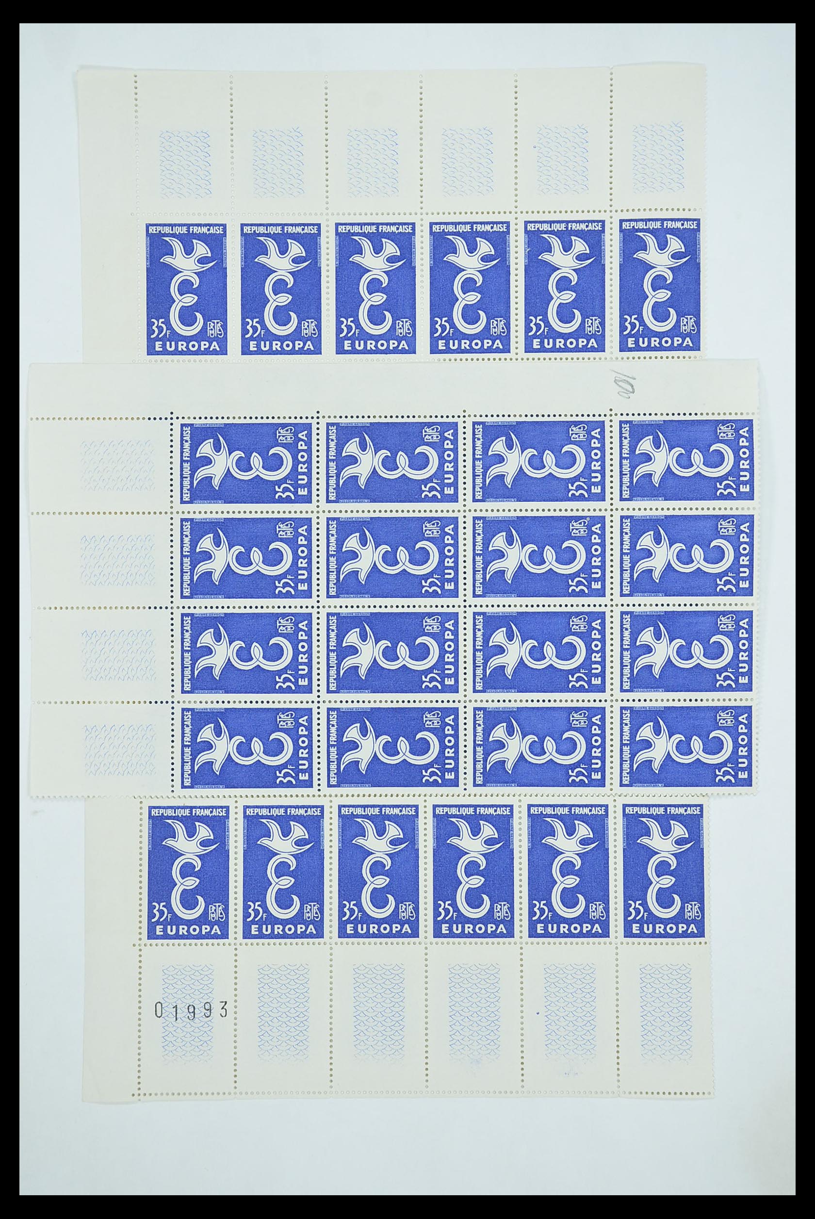 33446 029 - Postzegelverzameling 33446 Europa CEPT 1956-1961 engros.