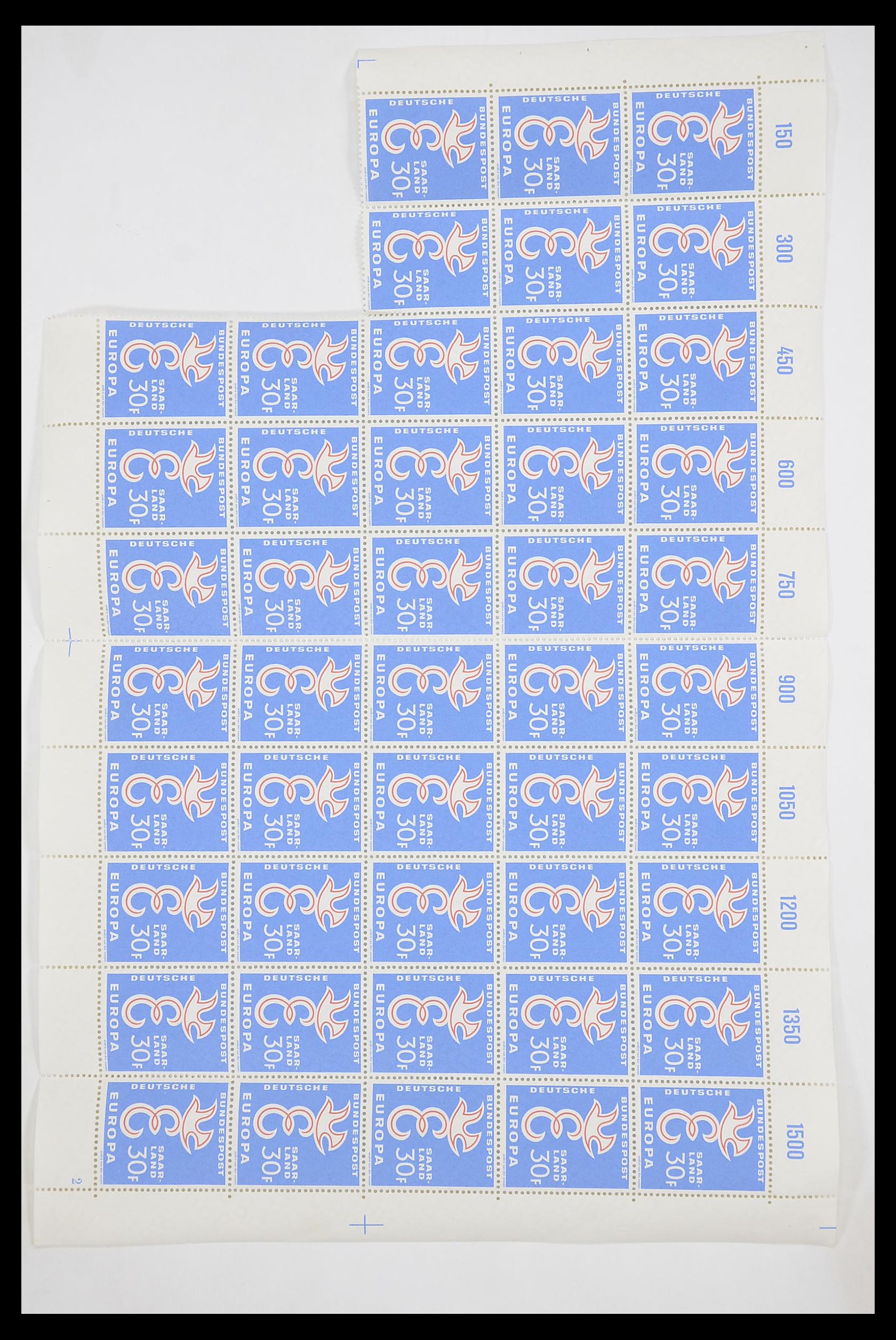 33446 038 - Postzegelverzameling 33446 Europa CEPT 1956-1961 engros.