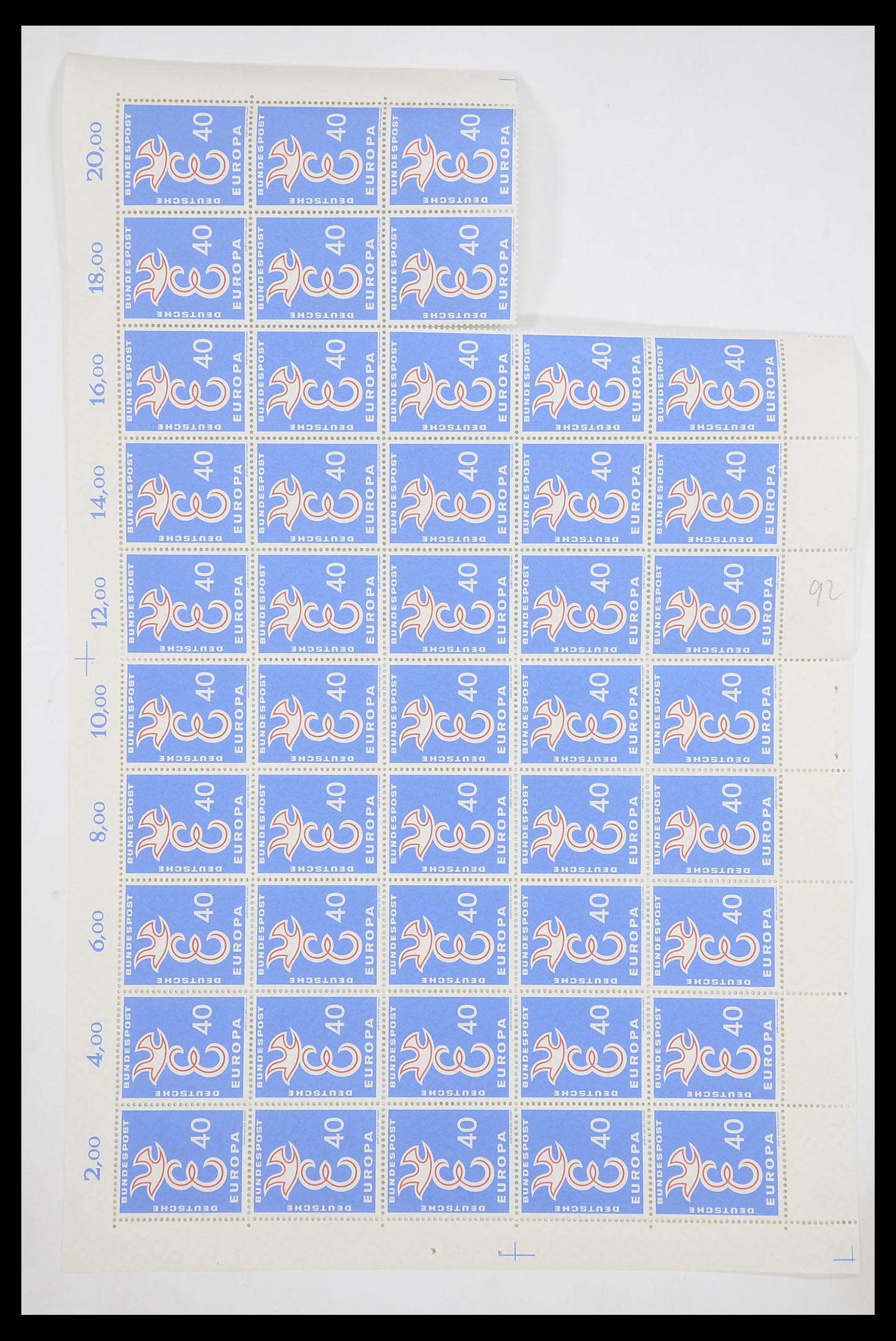 33446 039 - Postzegelverzameling 33446 Europa CEPT 1956-1961 engros.