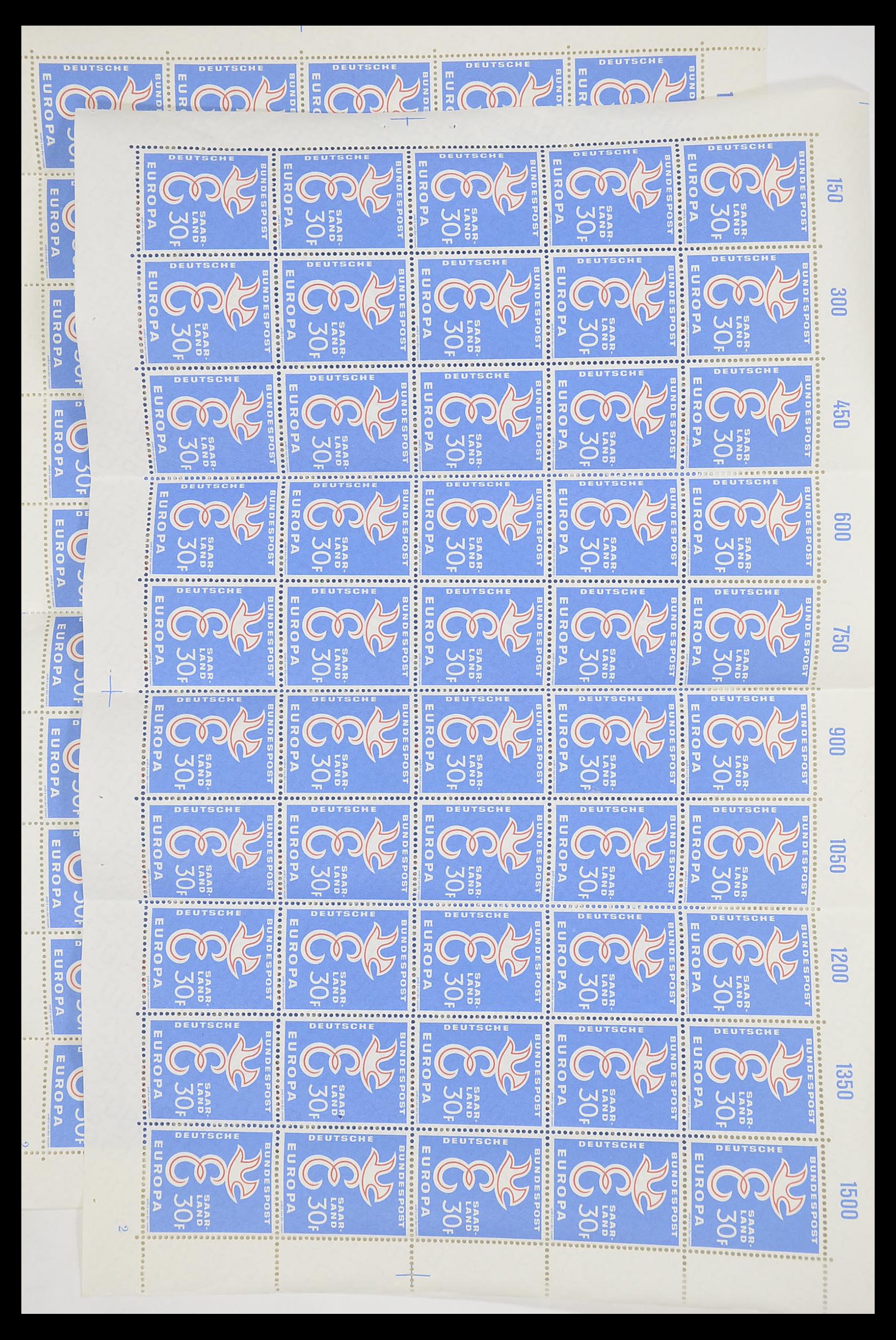 33446 040 - Postzegelverzameling 33446 Europa CEPT 1956-1961 engros.
