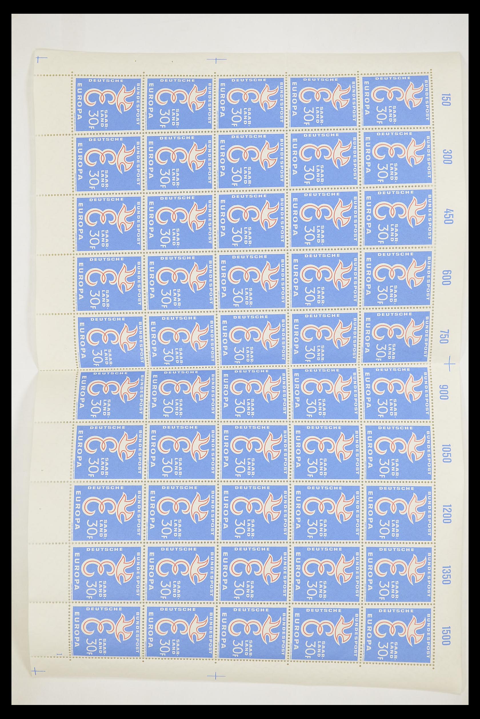33446 042 - Postzegelverzameling 33446 Europa CEPT 1956-1961 engros.