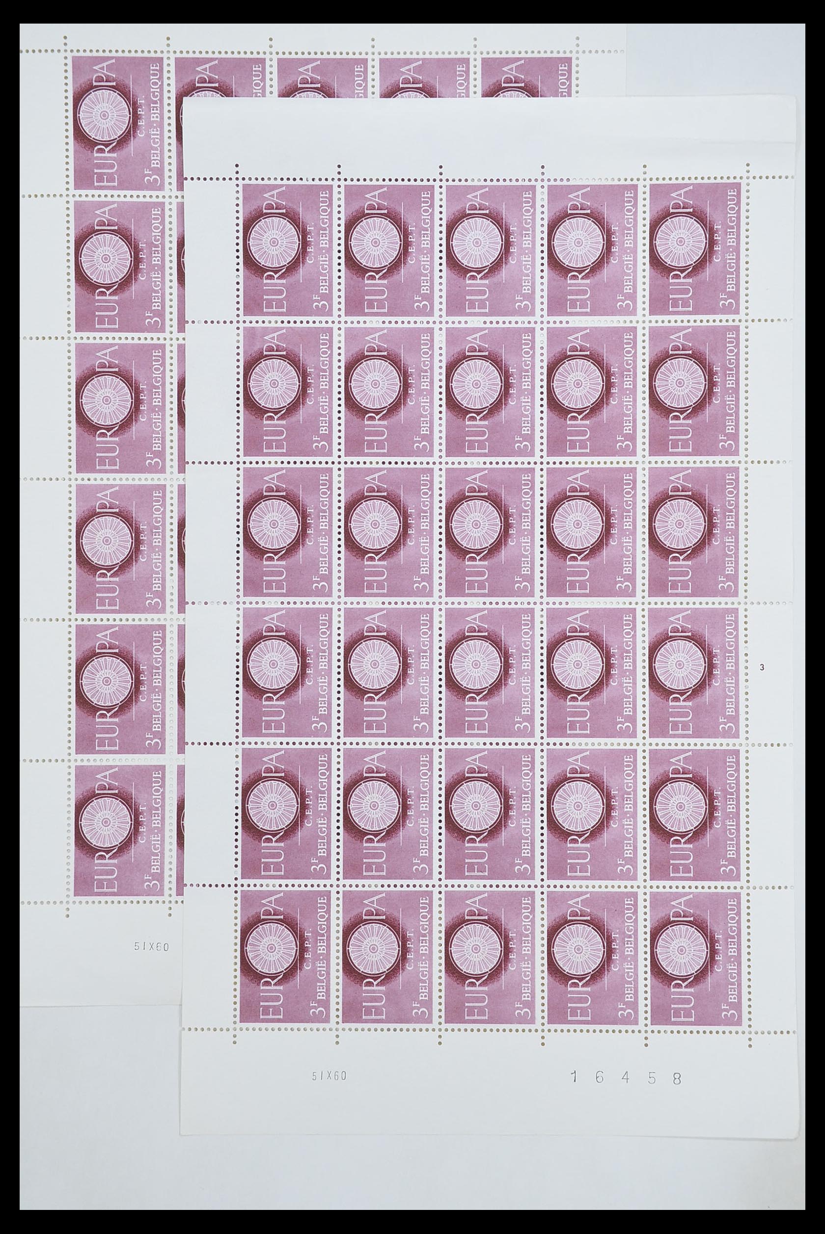 33446 052 - Postzegelverzameling 33446 Europa CEPT 1956-1961 engros.