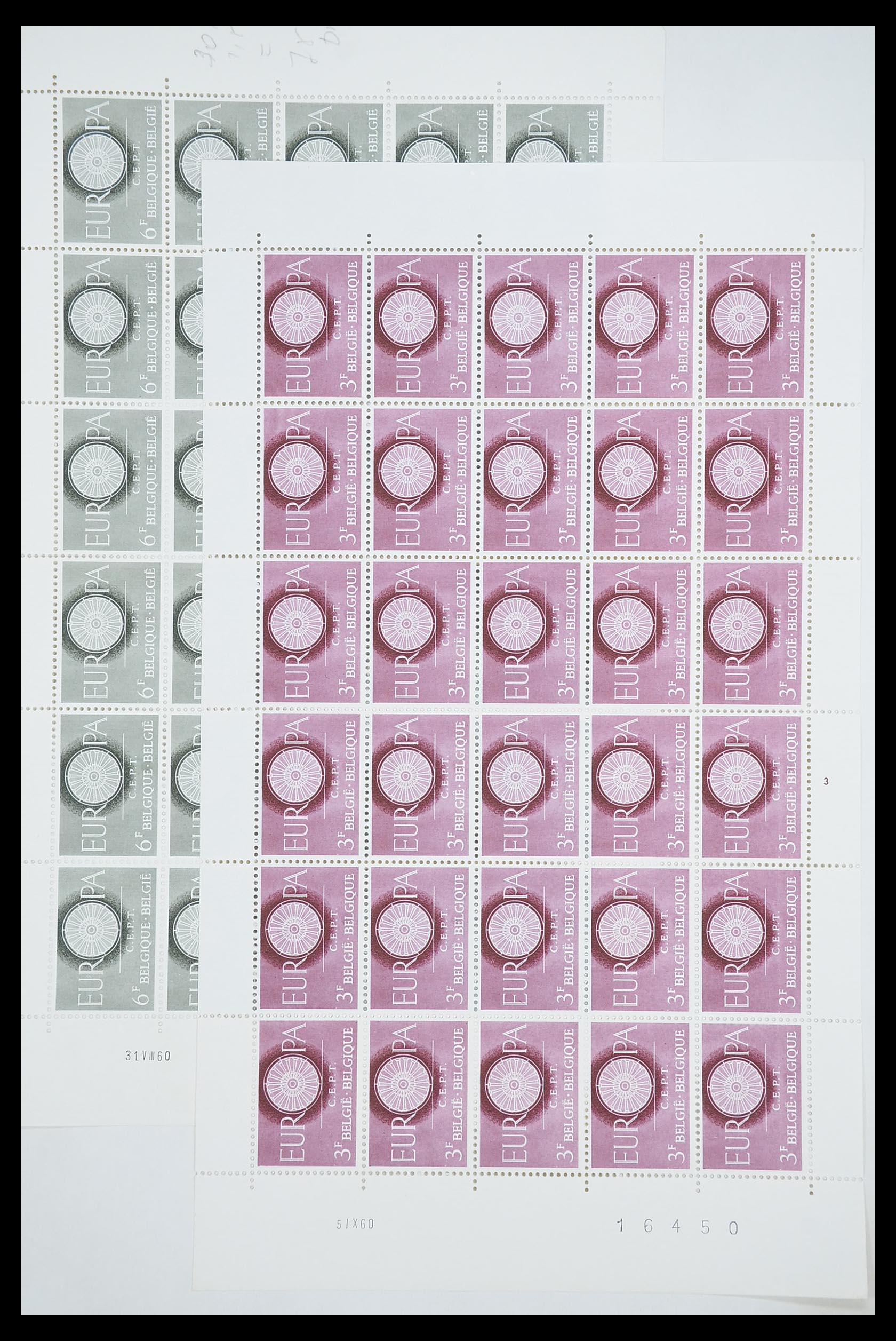 33446 053 - Postzegelverzameling 33446 Europa CEPT 1956-1961 engros.