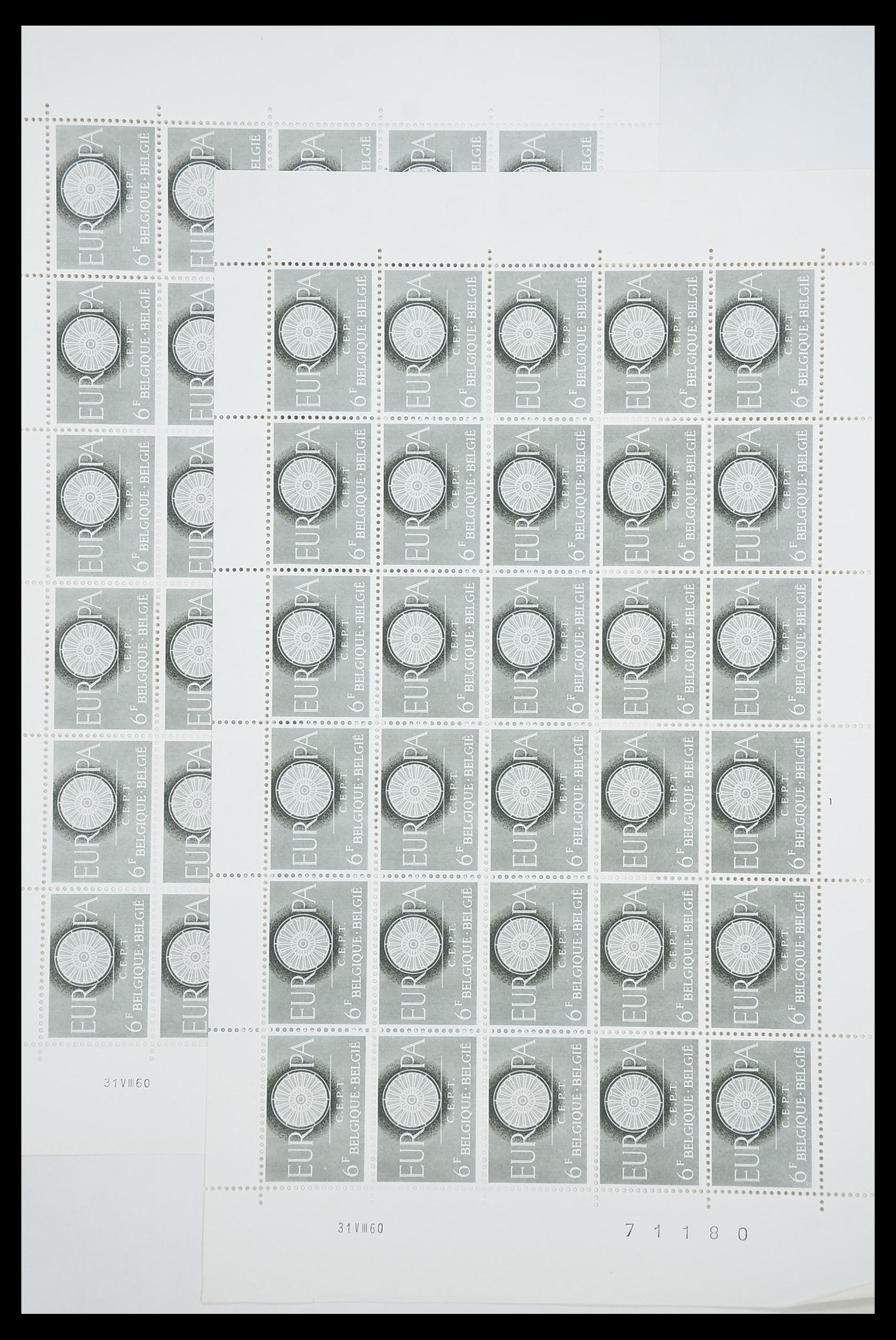 33446 054 - Postzegelverzameling 33446 Europa CEPT 1956-1961 engros.