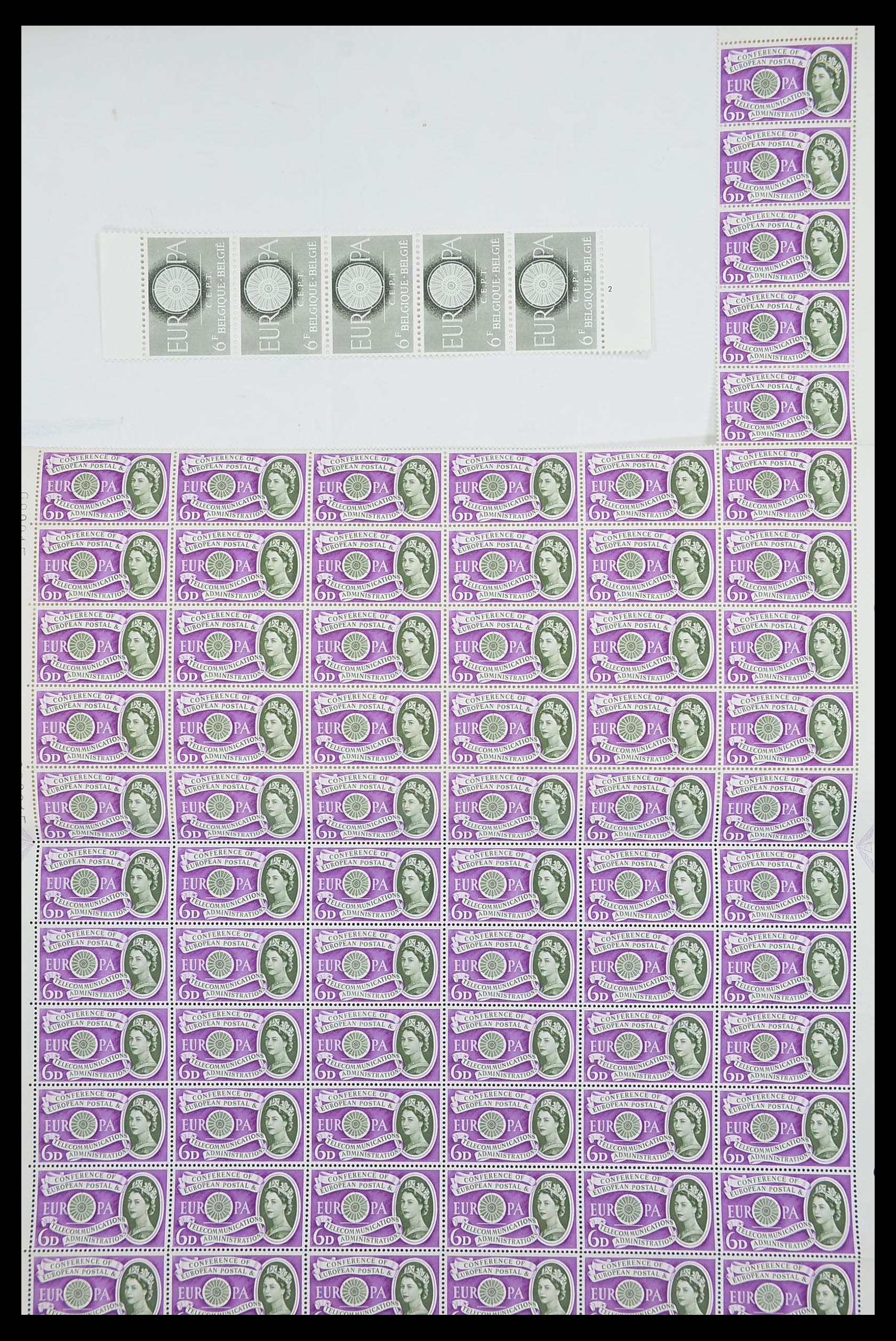 33446 055 - Postzegelverzameling 33446 Europa CEPT 1956-1961 engros.