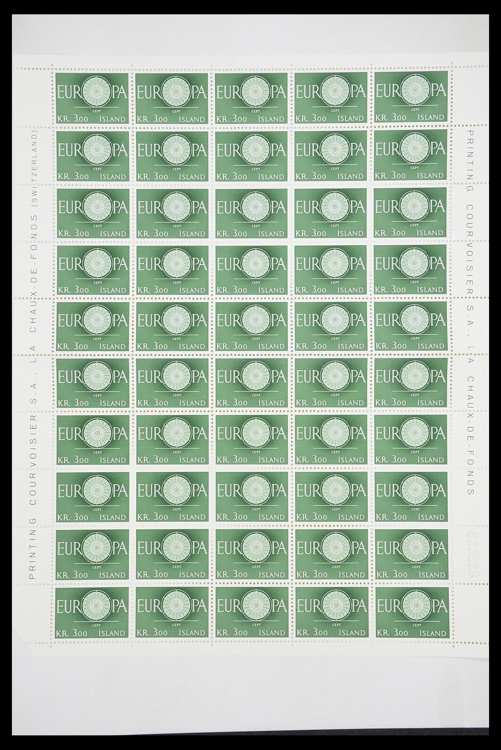 33446 060 - Postzegelverzameling 33446 Europa CEPT 1956-1961 engros.