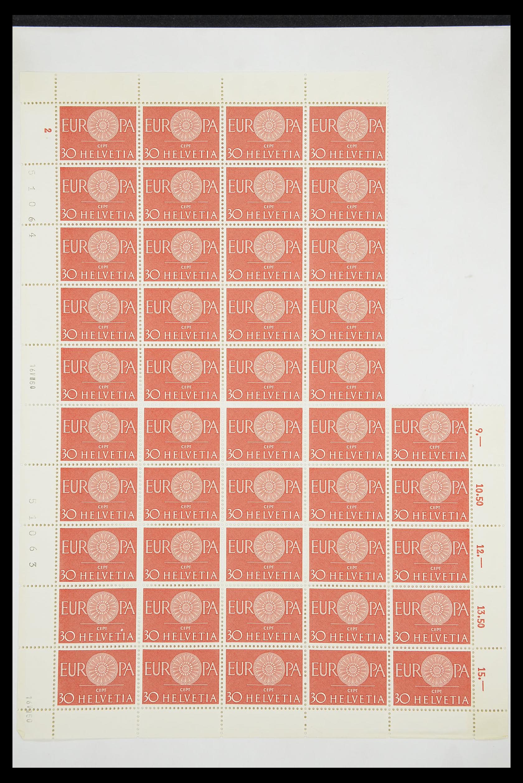 33446 068 - Postzegelverzameling 33446 Europa CEPT 1956-1961 engros.