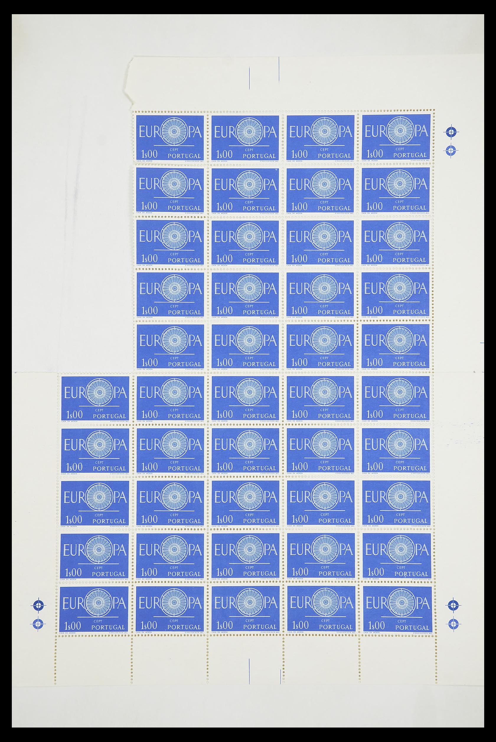 33446 072 - Postzegelverzameling 33446 Europa CEPT 1956-1961 engros.