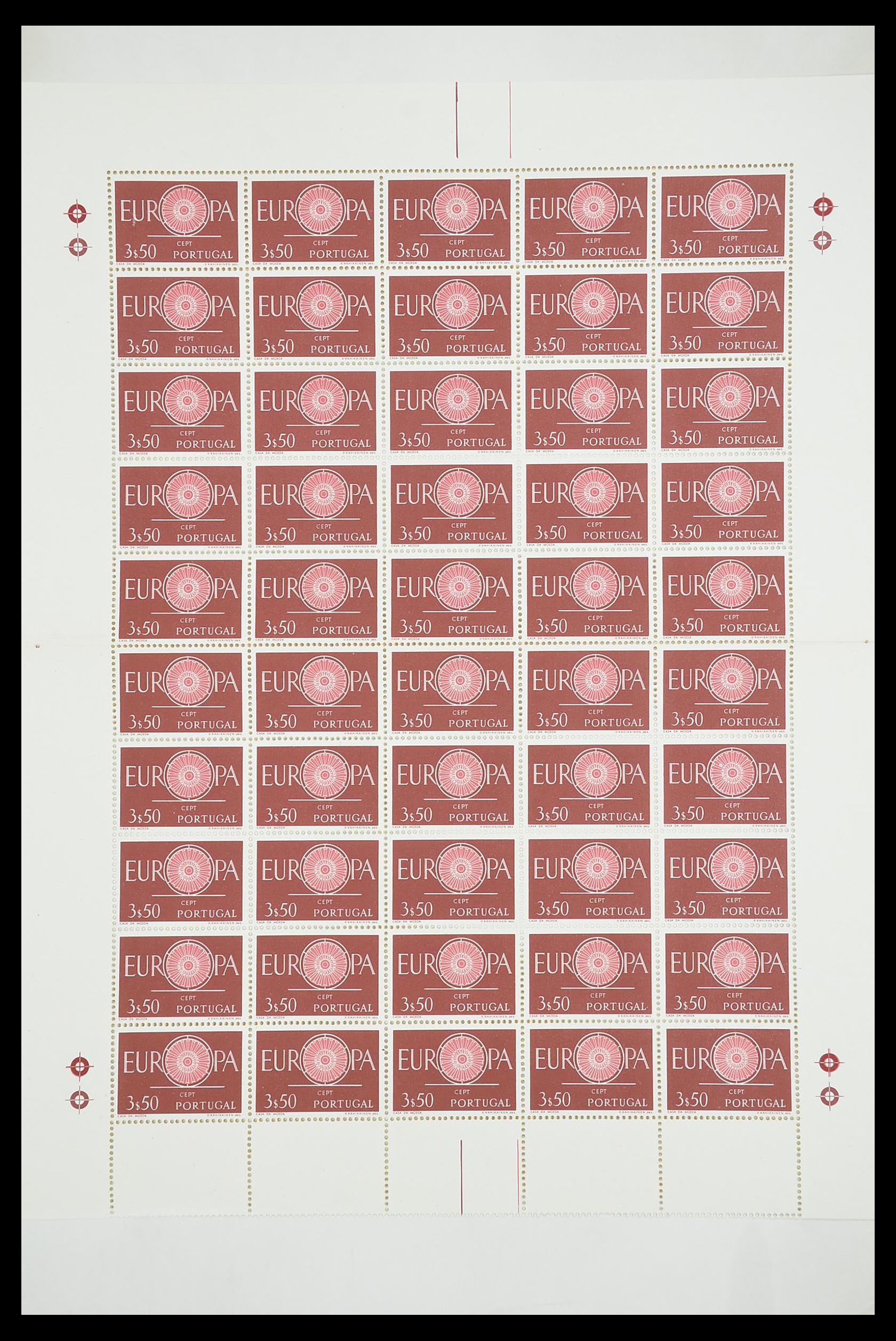 33446 075 - Postzegelverzameling 33446 Europa CEPT 1956-1961 engros.
